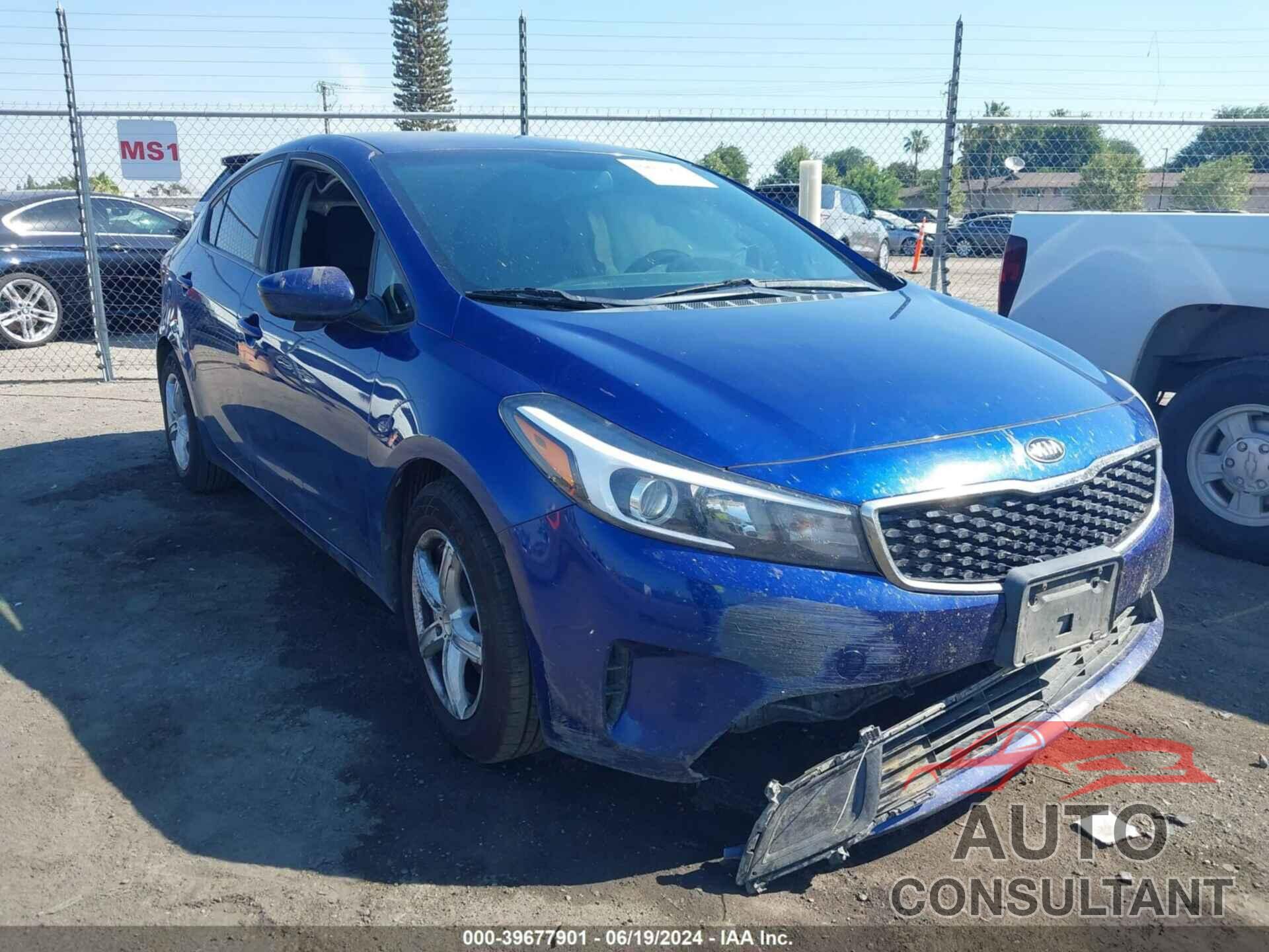 KIA FORTE 2017 - 3KPFL4A74HE114008