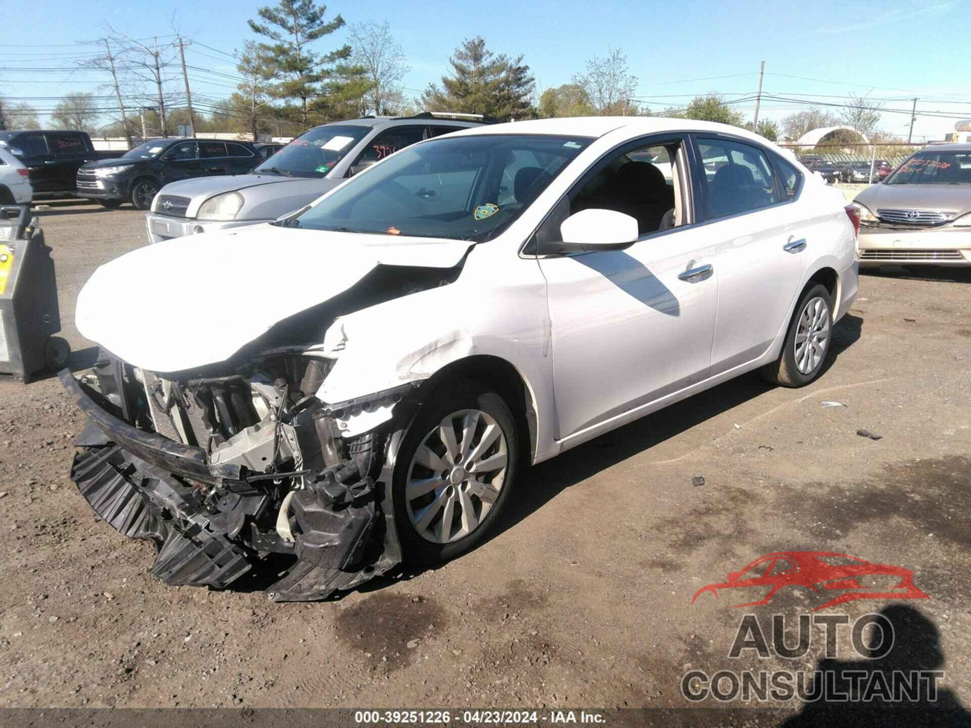 NISSAN SENTRA 2019 - 3N1AB7APXKY243359