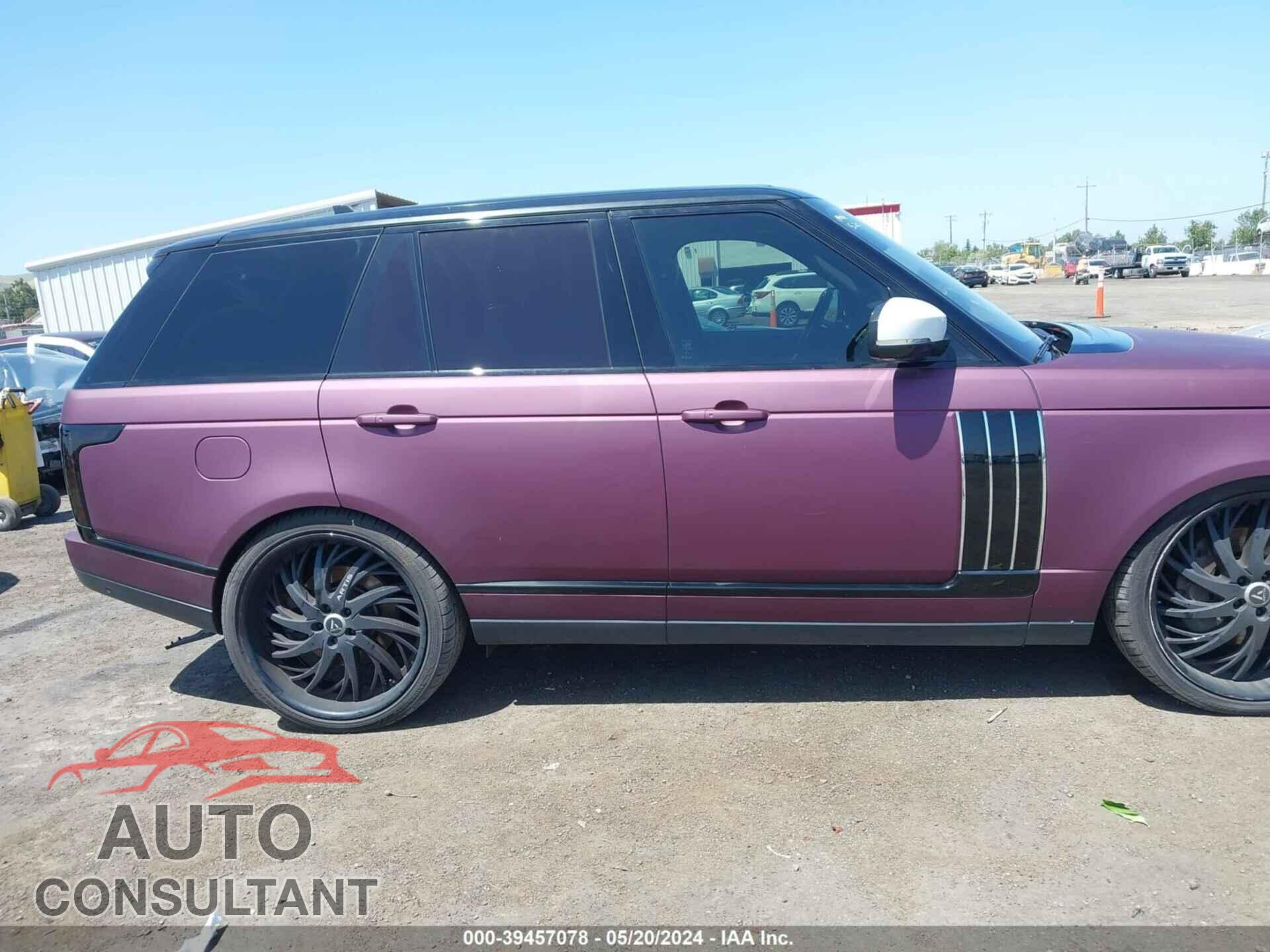 LAND ROVER RANGE ROVER 2016 - SALGS2VF4GA251943