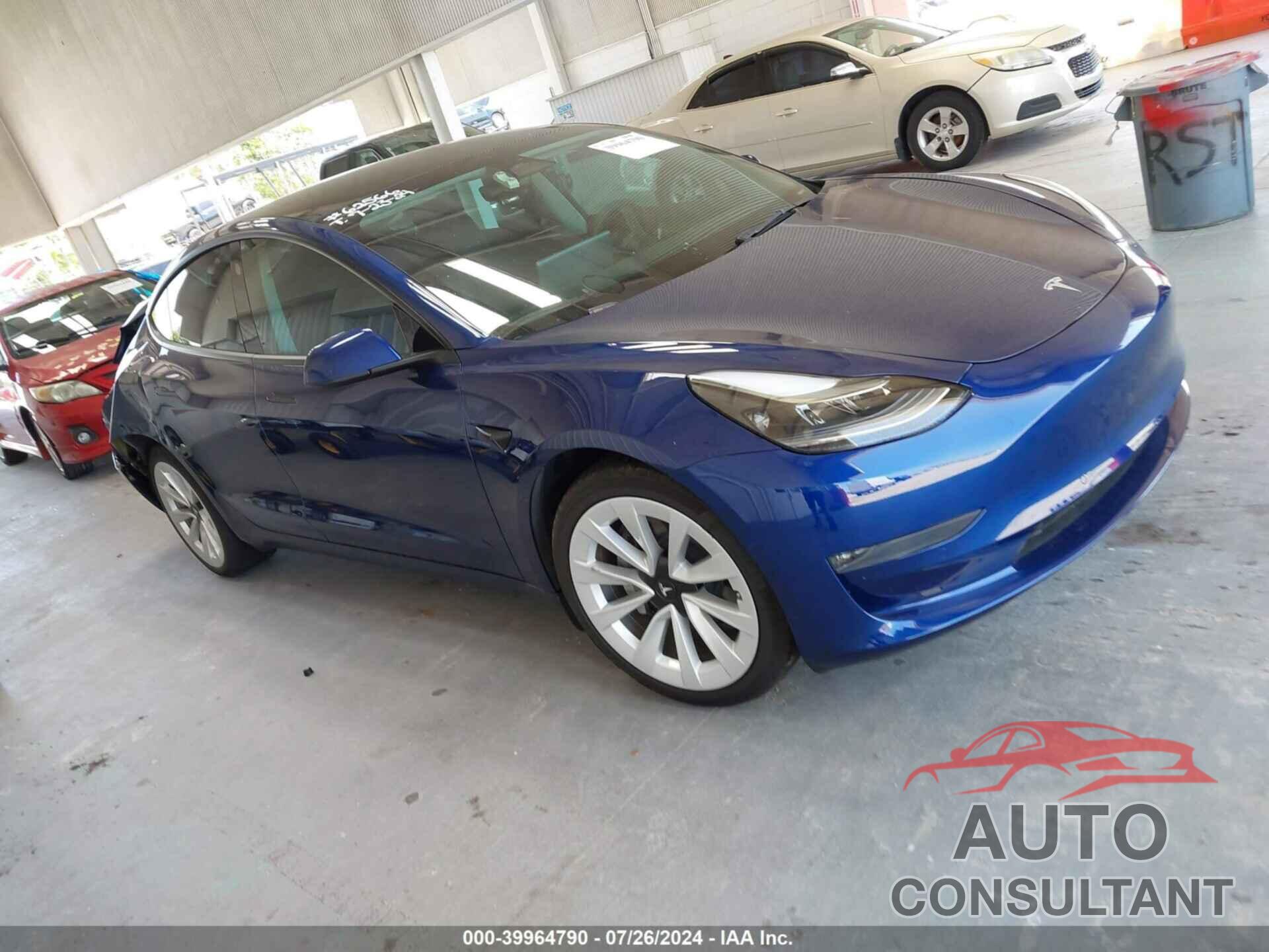 TESLA MODEL 3 2022 - 5YJ3E1EB3NF265924