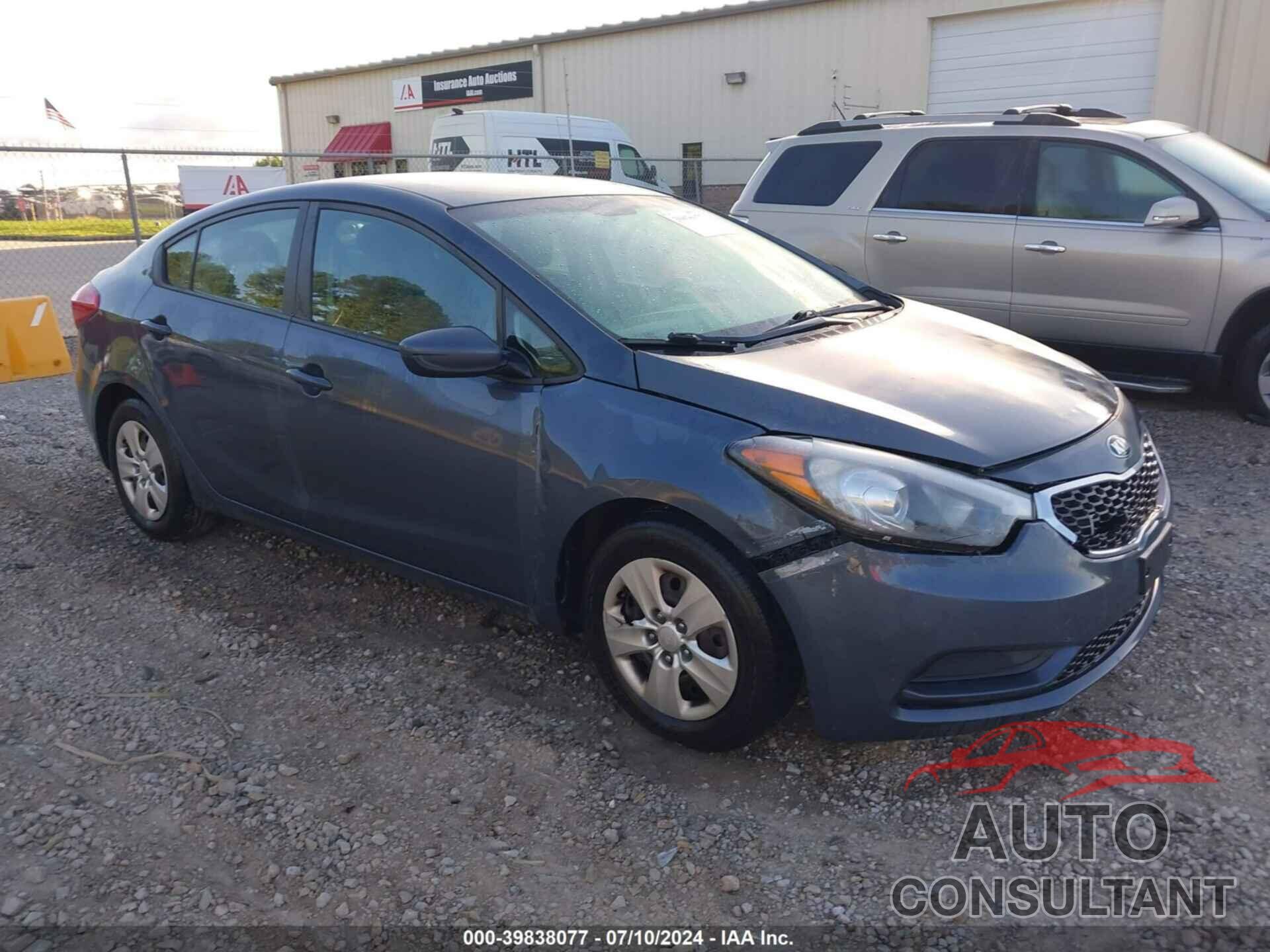 KIA FORTE 2016 - KNAFK4A63G5543142