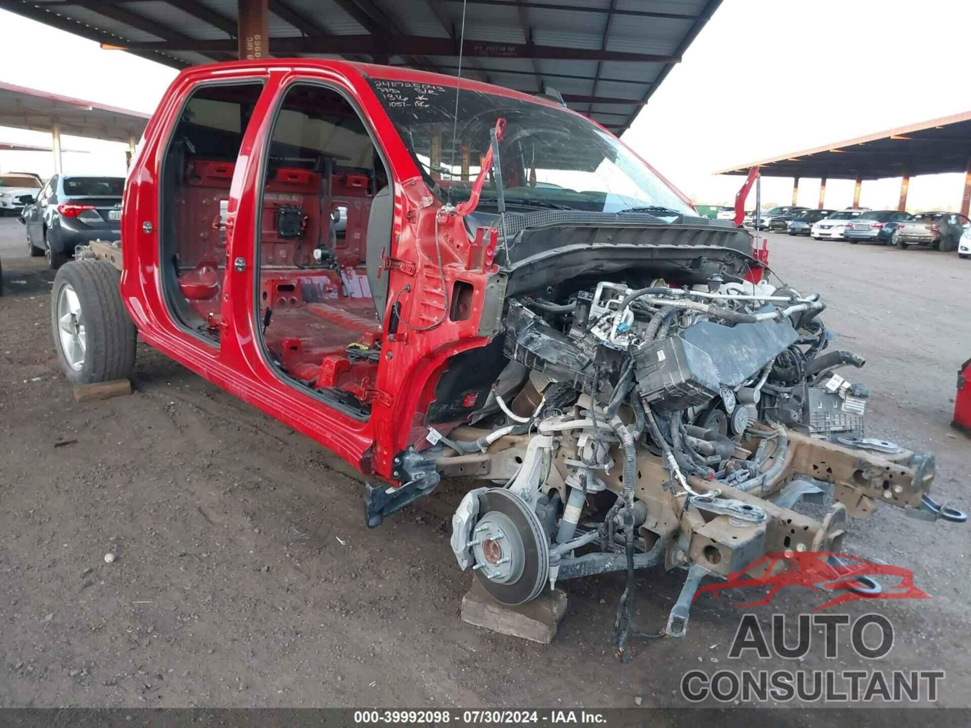 CHEVROLET SILVERADO 1500 2022 - 1GCPABEK0NZ601316