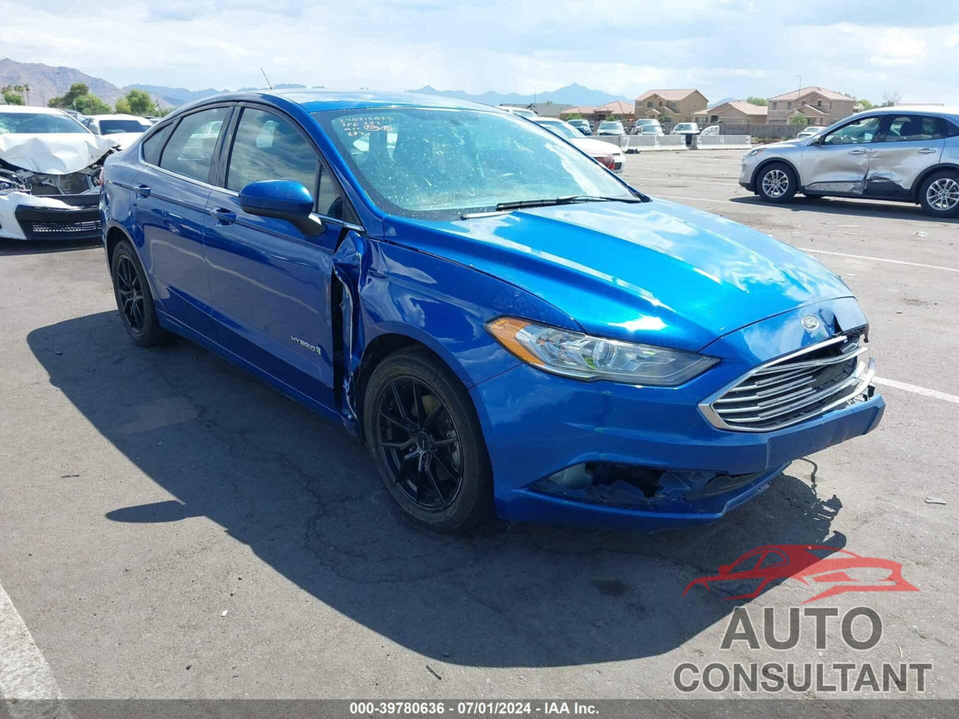 FORD FUSION HYBRID 2017 - 3FA6P0LU1HR386921