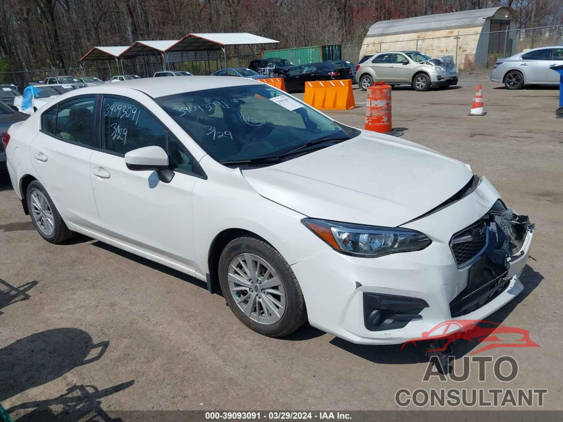 SUBARU IMPREZA 2018 - 4S3GKAD64J3601859