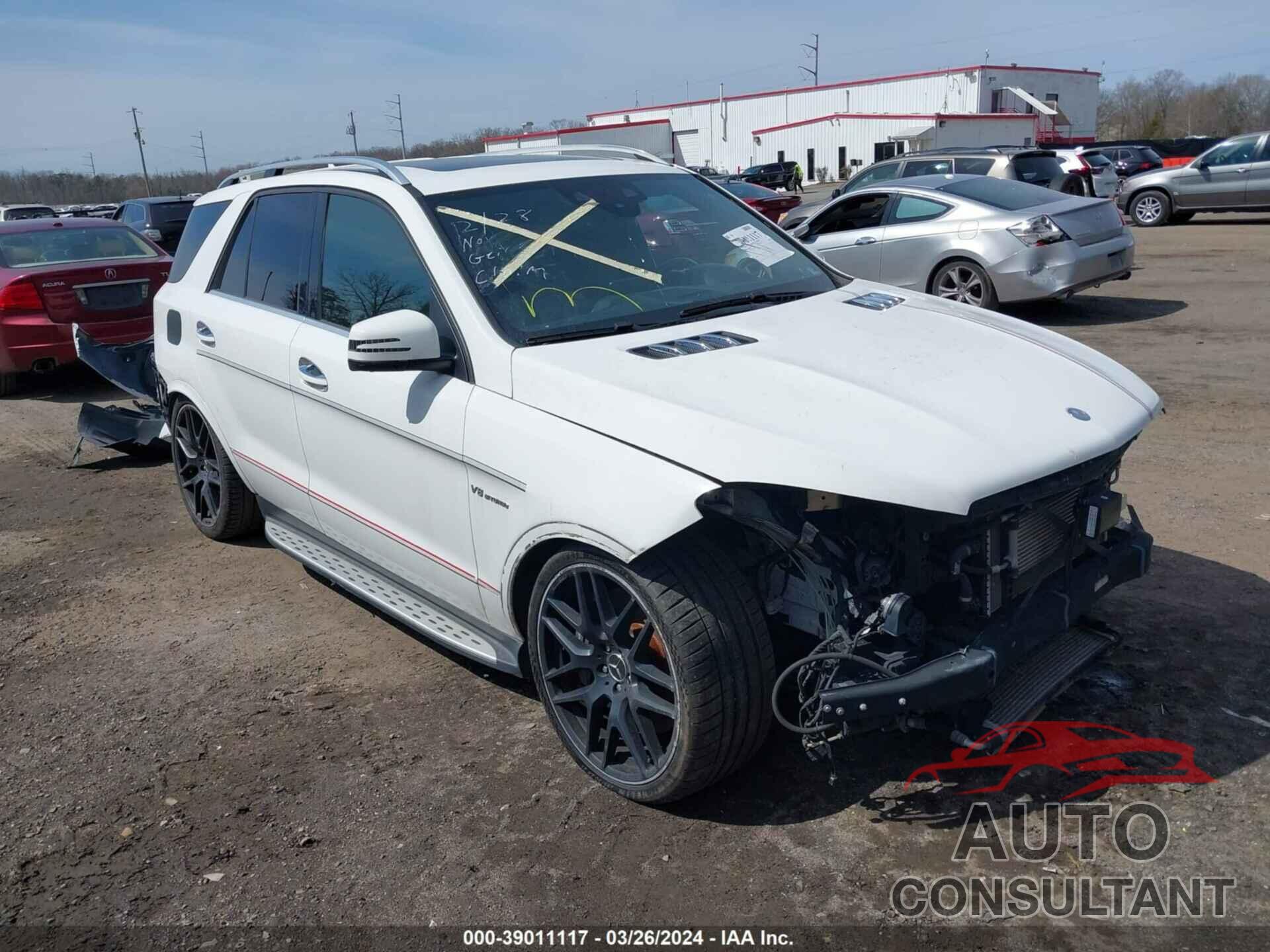 MERCEDES-BENZ AMG GLE 63 2016 - 4JGDA7EB0GA647452