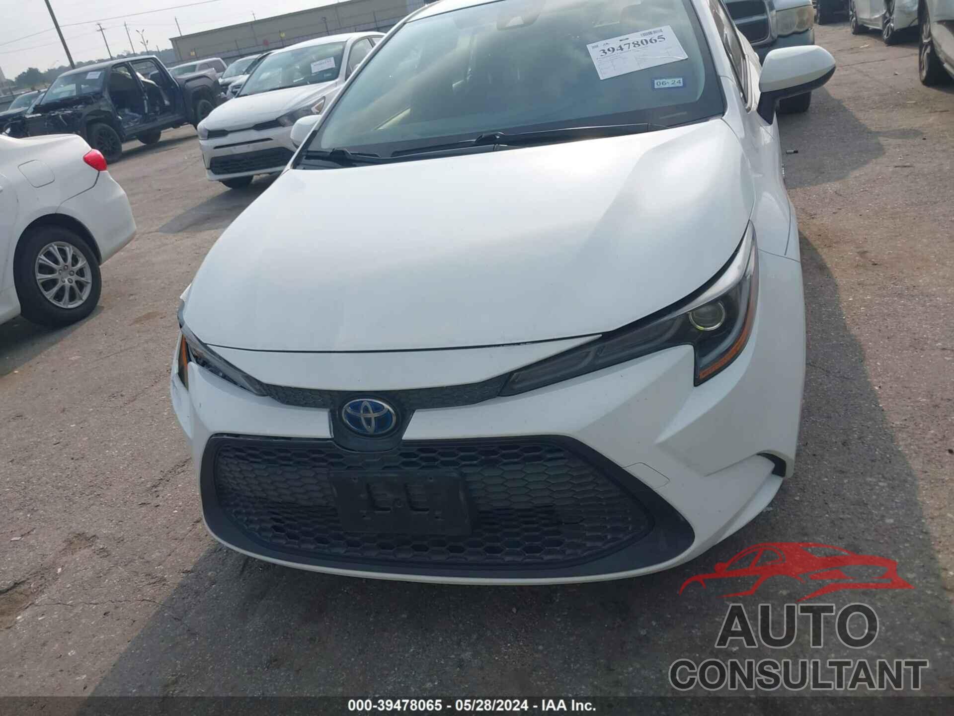 TOYOTA COROLLA 2021 - JTDEAMDE8MJ003292