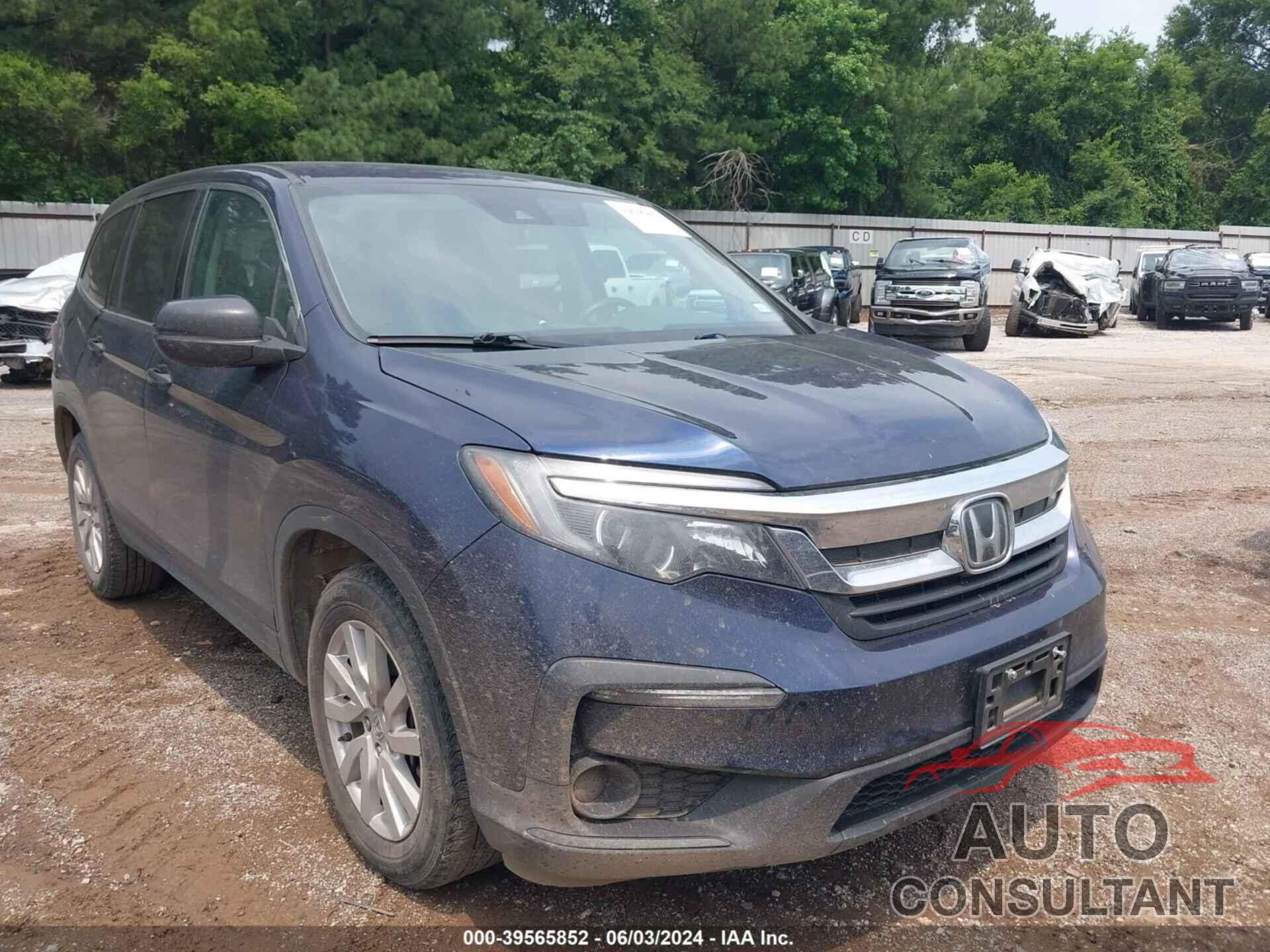 HONDA PILOT 2019 - 5FNYF5H15KB044477