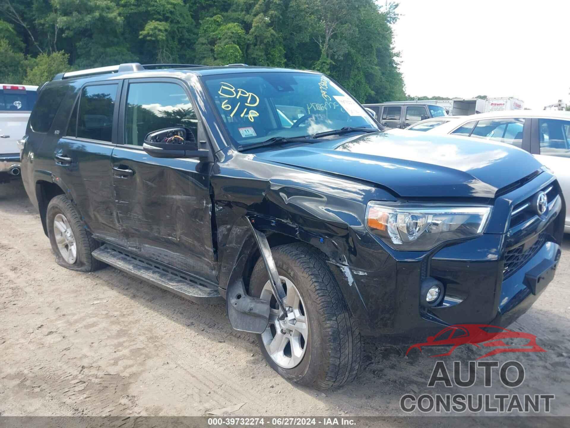 TOYOTA 4RUNNER 2021 - JTENU5JR5M5856287