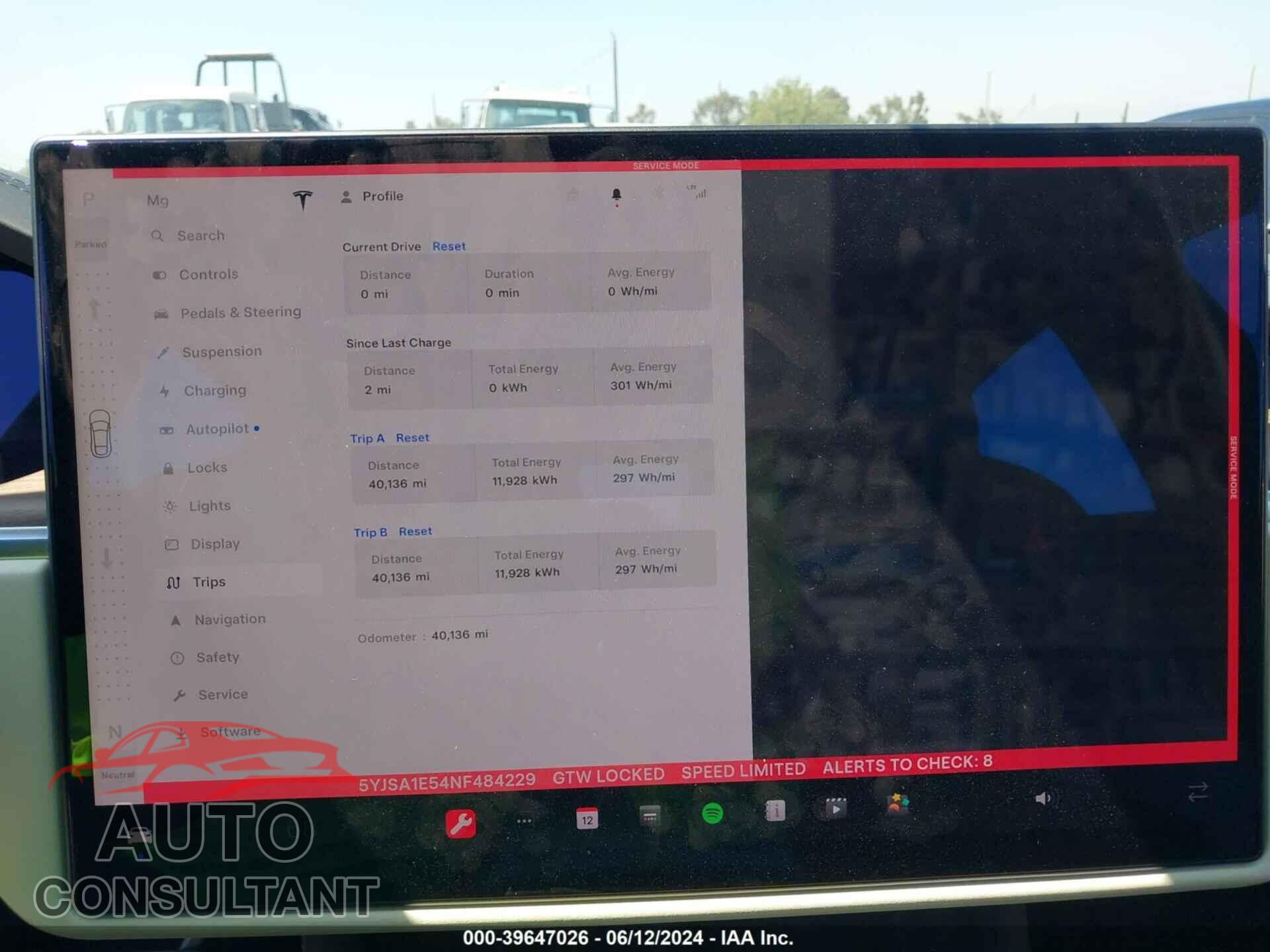 TESLA MODEL S 2022 - 5YJSA1E54NF484229