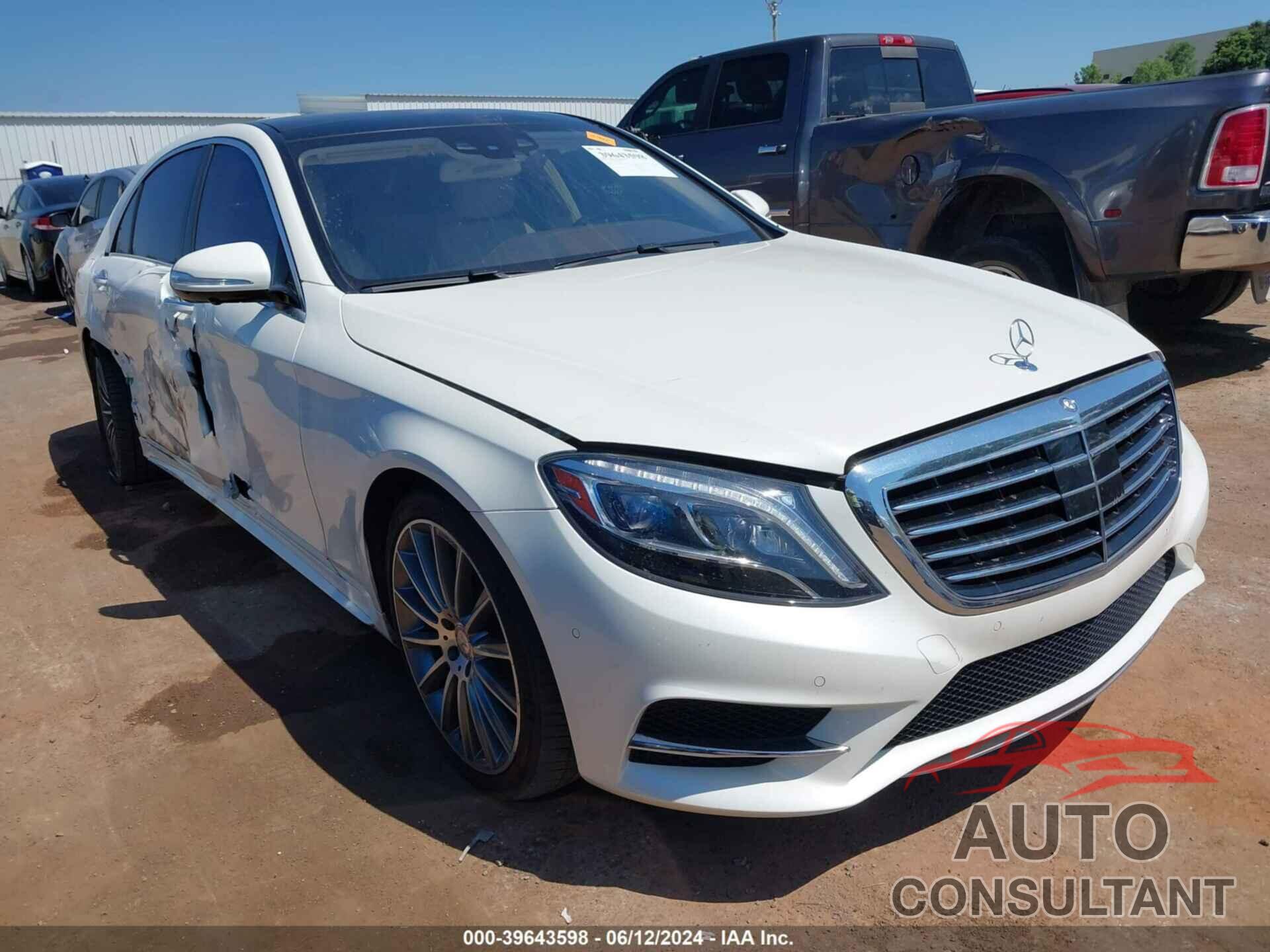 MERCEDES-BENZ S 550 2016 - WDDUG8FB1GA219225