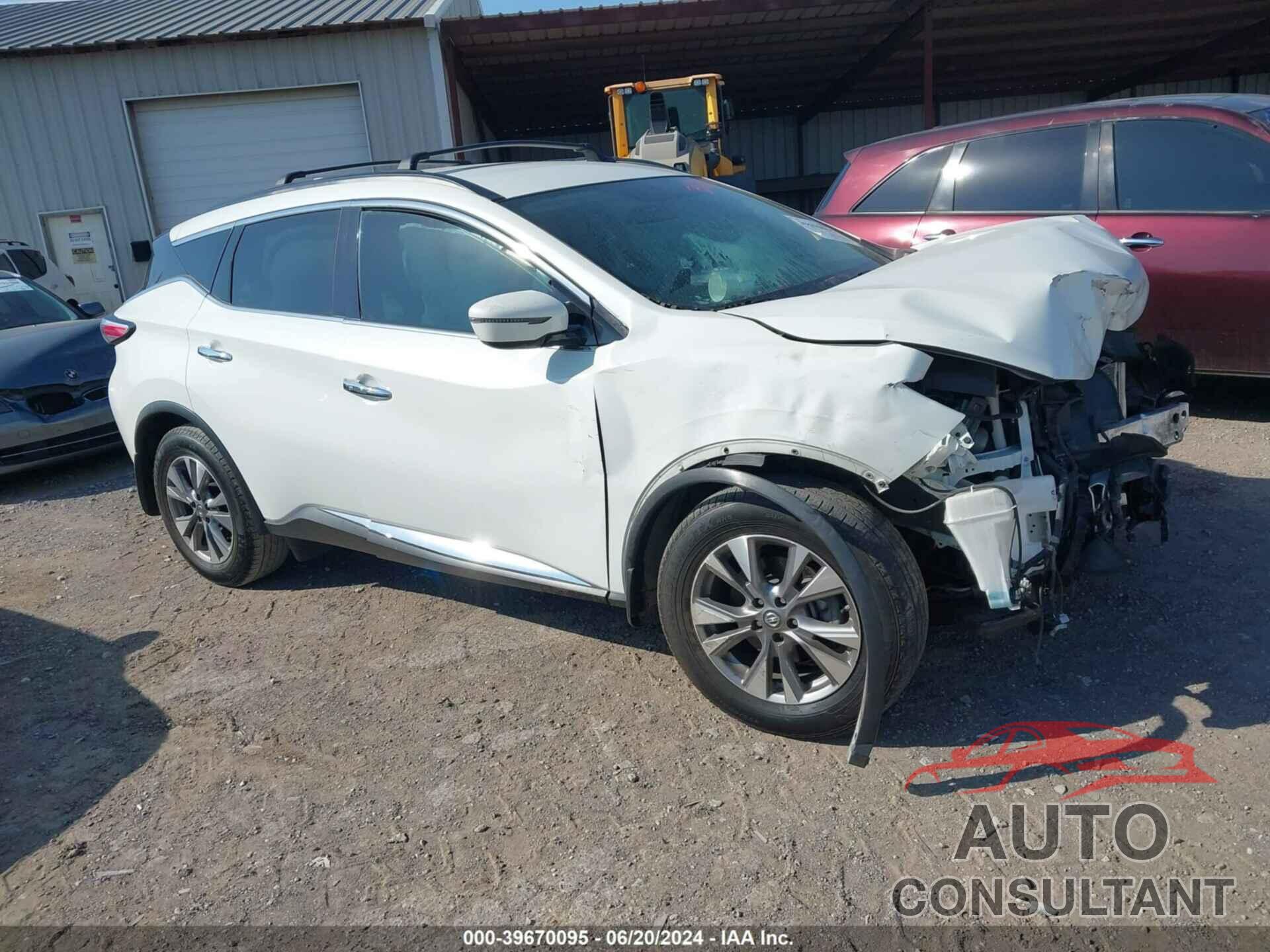 NISSAN MURANO 2017 - 5N1AZ2MH6HN135337