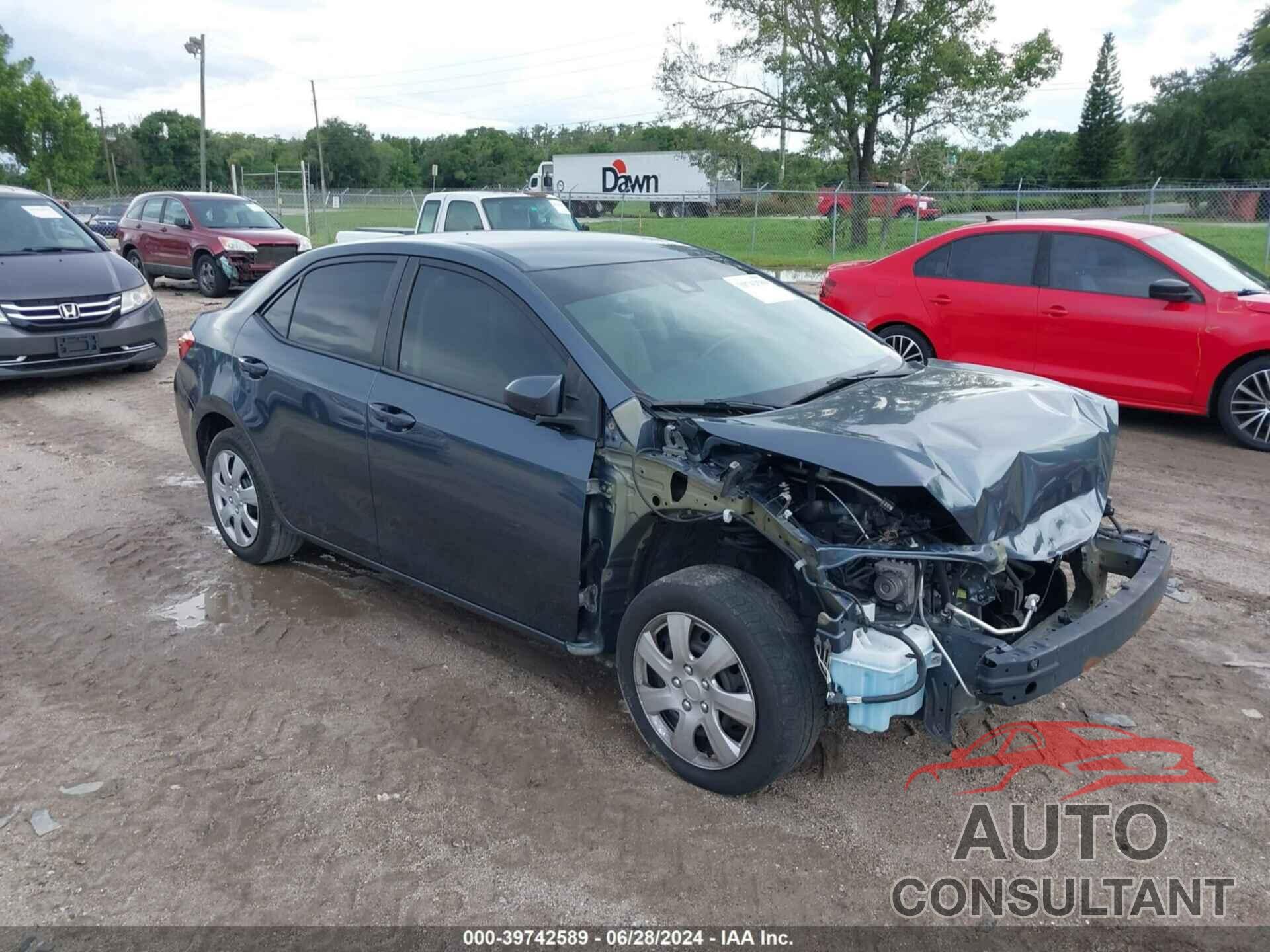 TOYOTA COROLLA 2017 - 2T1BURHE4HC774657