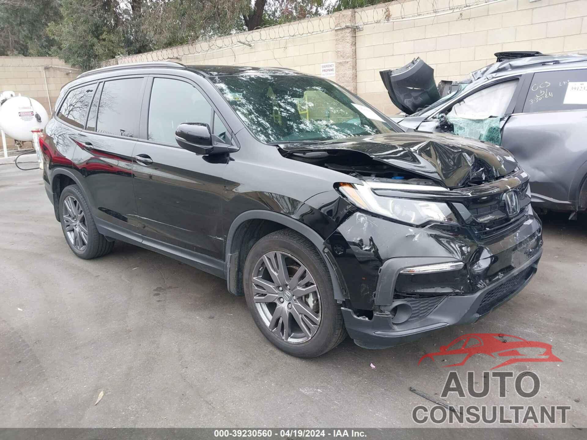 HONDA PILOT 2022 - 5FNYF6H37NB102634