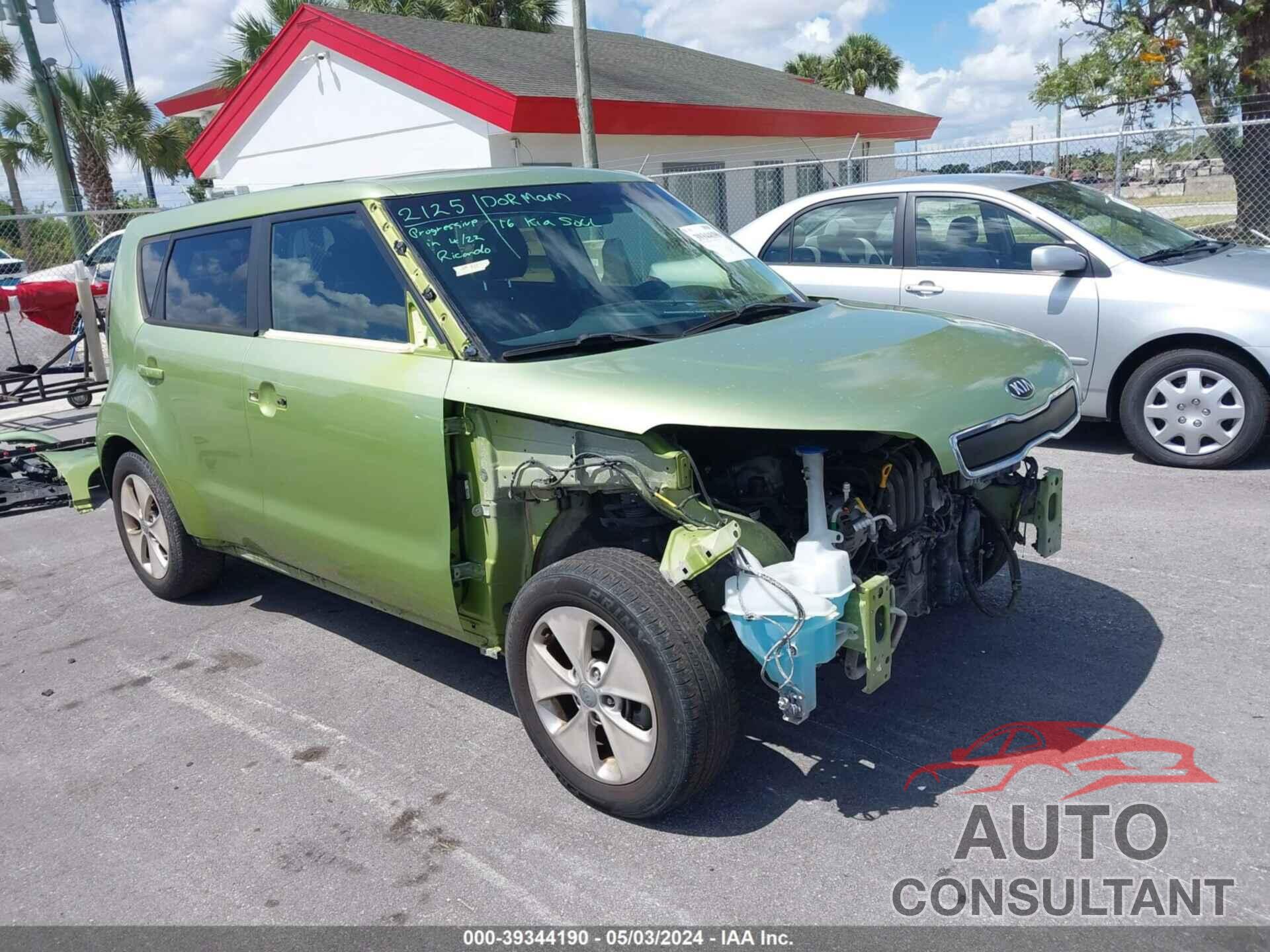 KIA SOUL 2016 - KNDJN2A22G7832605