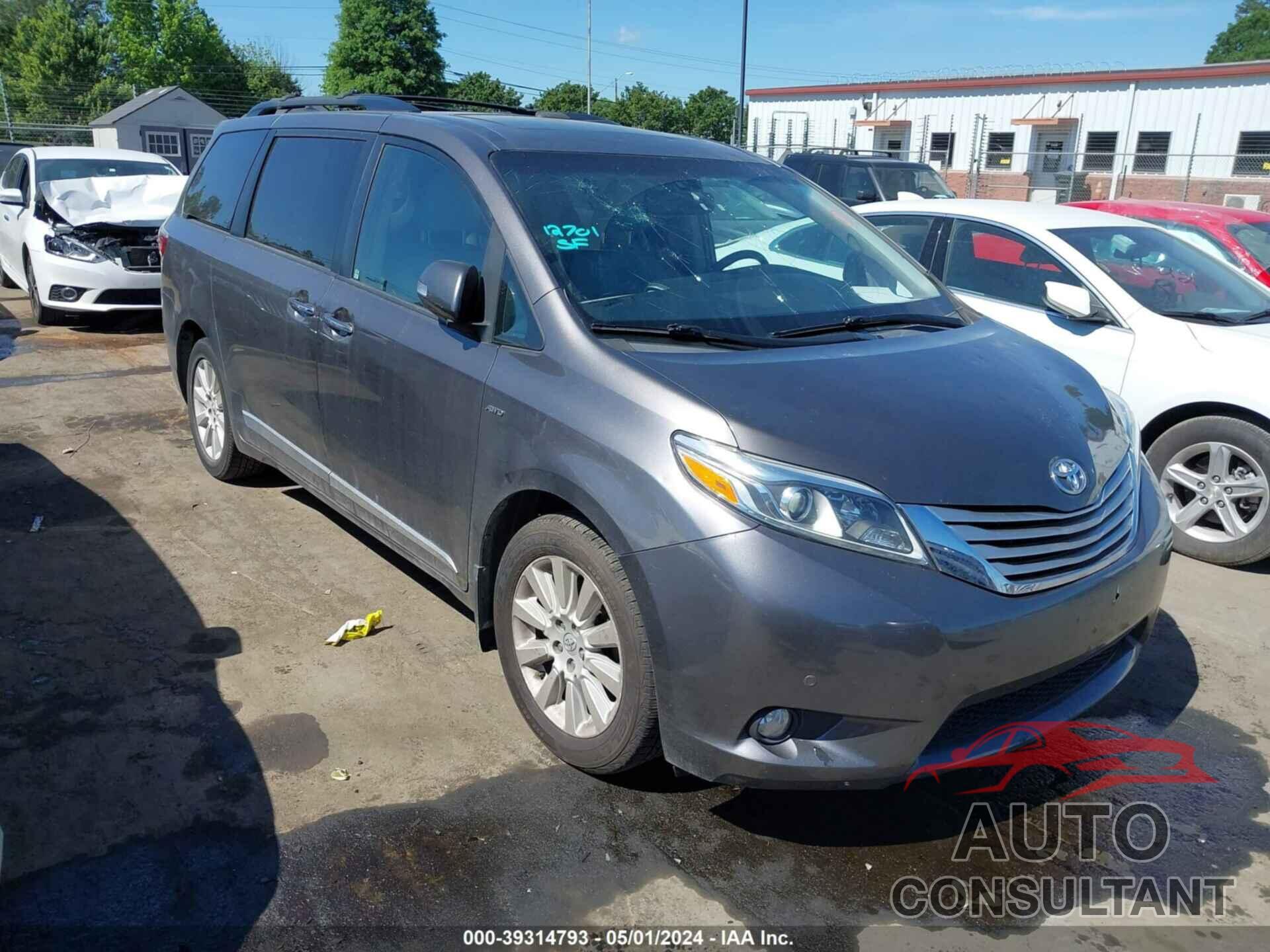 TOYOTA SIENNA 2016 - 5TDDK3DC0GS143281