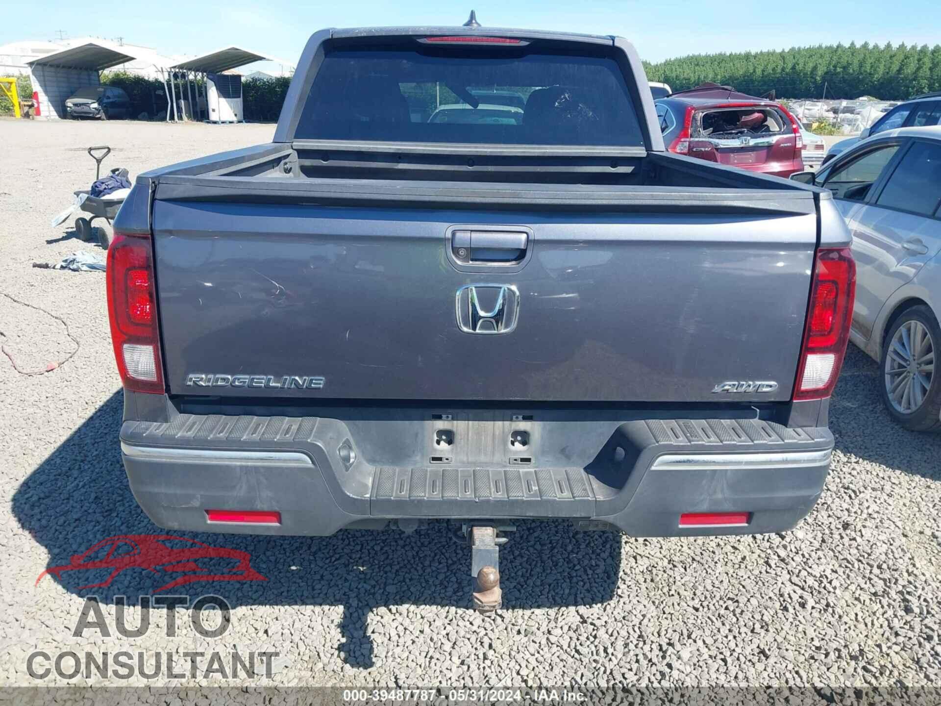 HONDA RIDGELINE 2017 - 5FPYK3F41HB036714