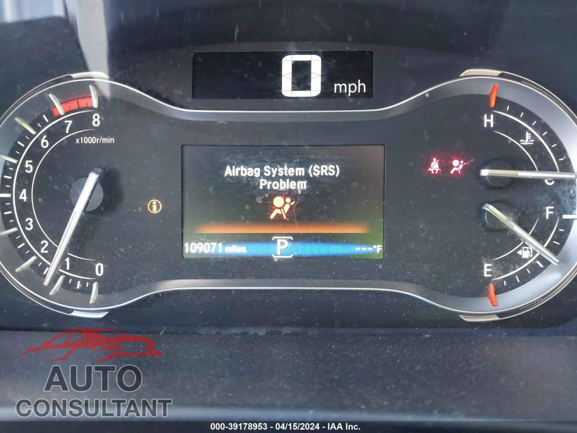 HONDA PILOT 2017 - 5FNYF5H52HB002411