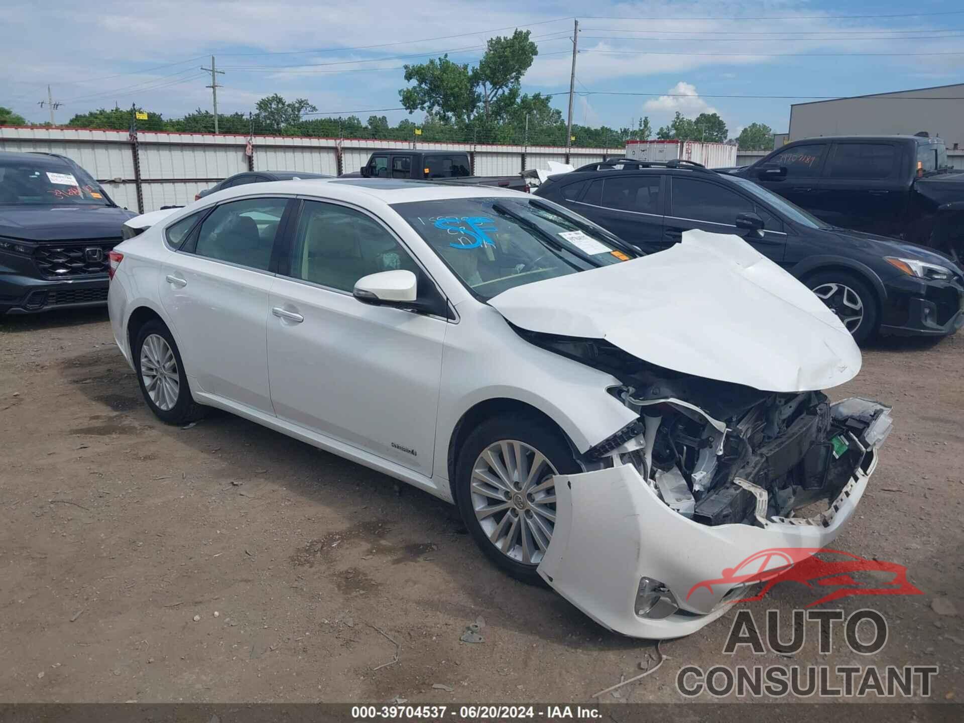 TOYOTA AVALON HYBRID 2015 - 4T1BD1EB9FU041818