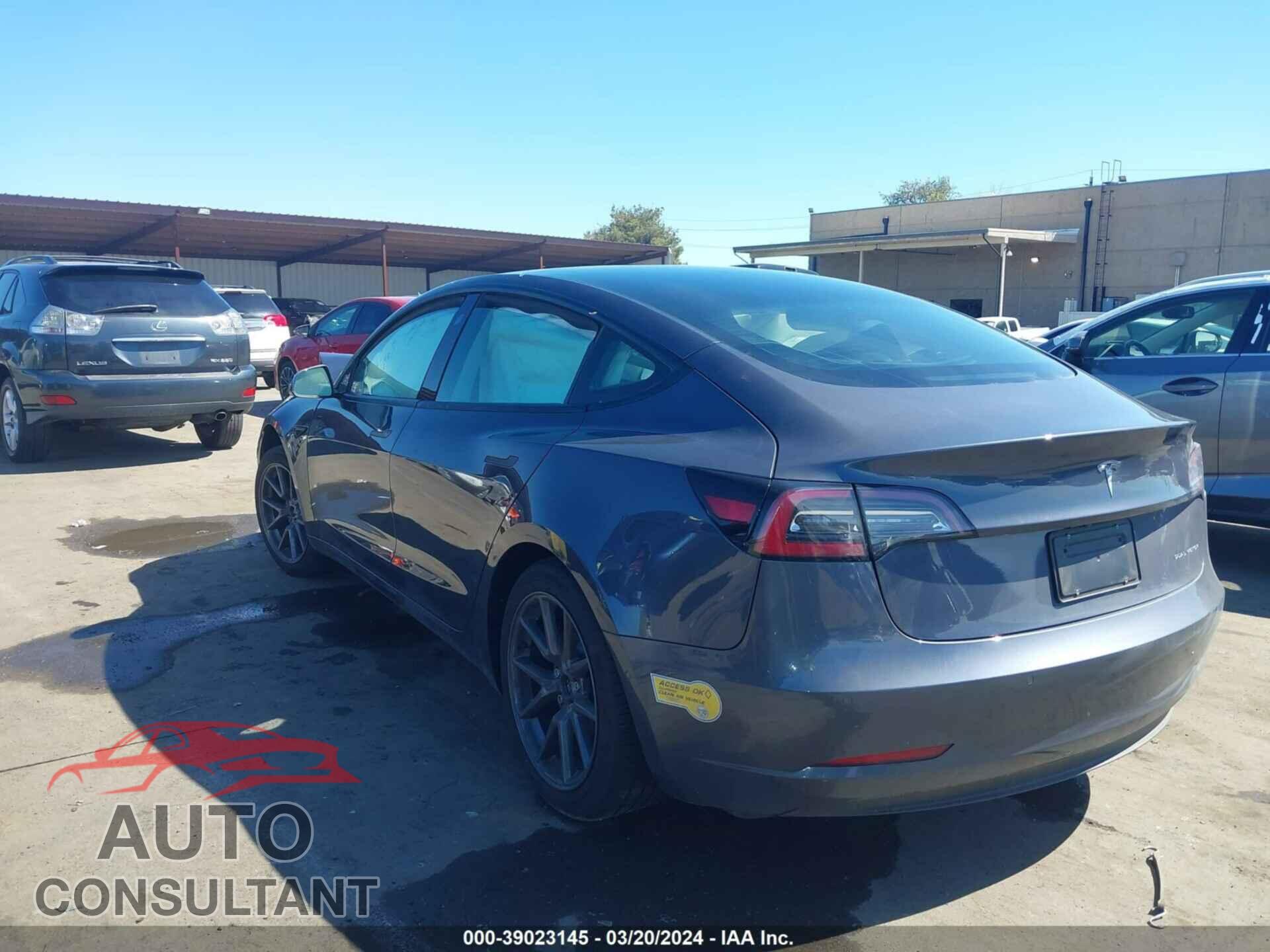 TESLA MODEL 3 2022 - 5YJ3E1EB7NF232375
