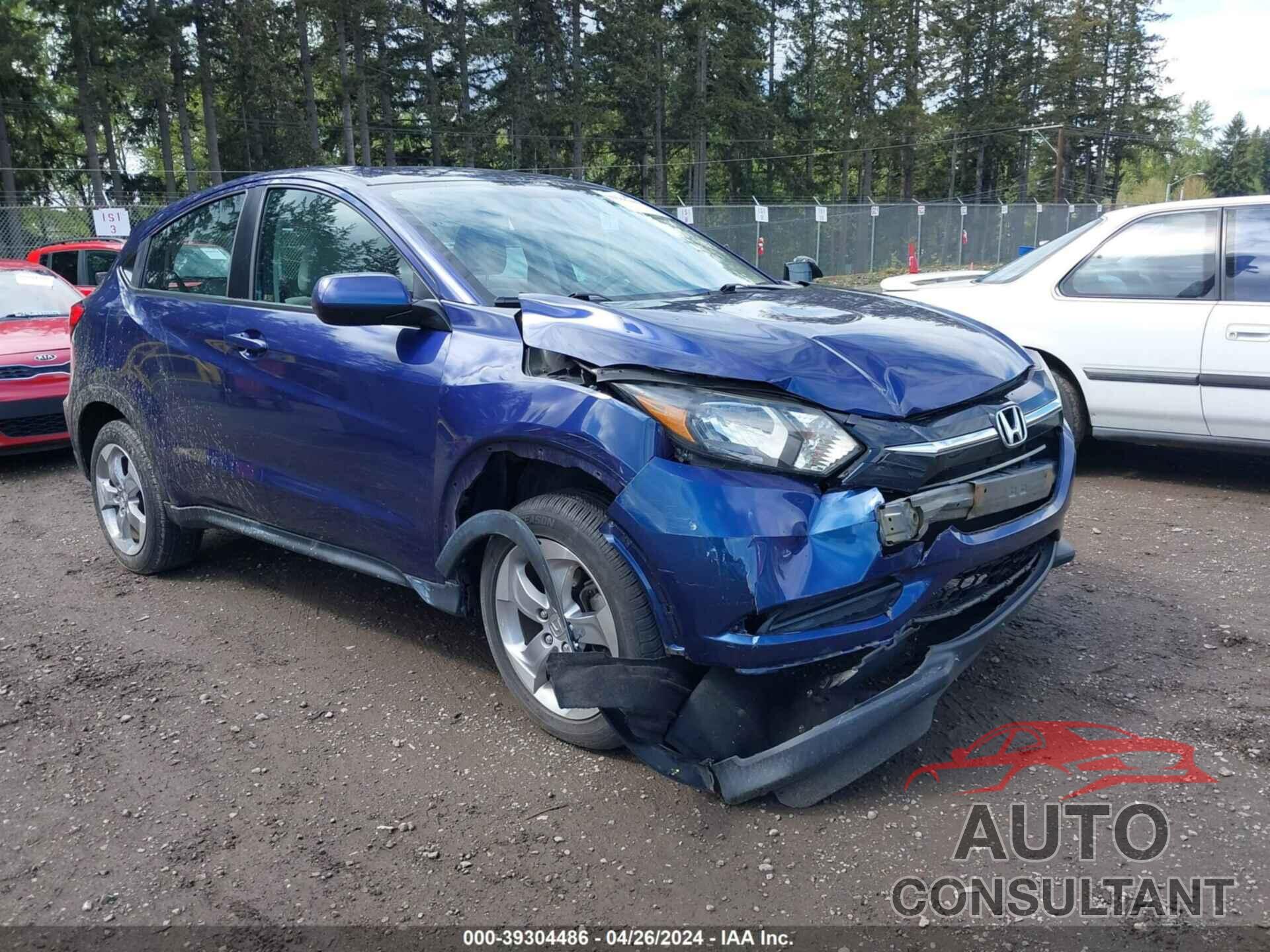 HONDA HR-V 2017 - 3CZRU6H33HM704970