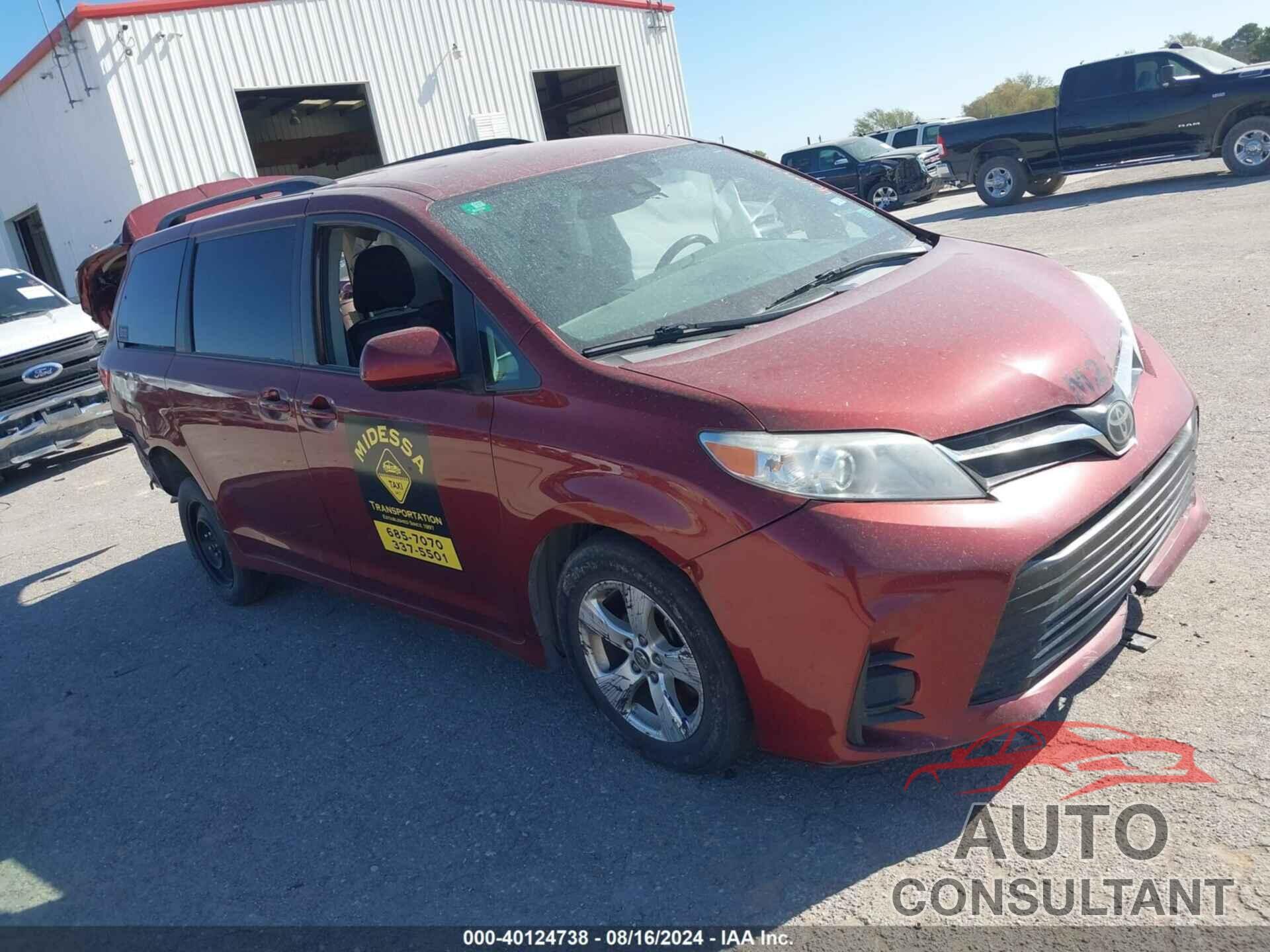 TOYOTA SIENNA 2020 - 5TDKZ3DC2LS057242