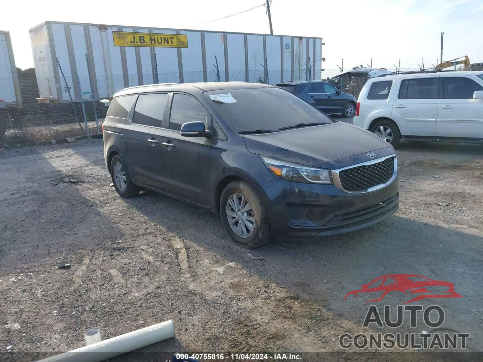 KIA SEDONA 2016 - KNDMB5C12G6089705