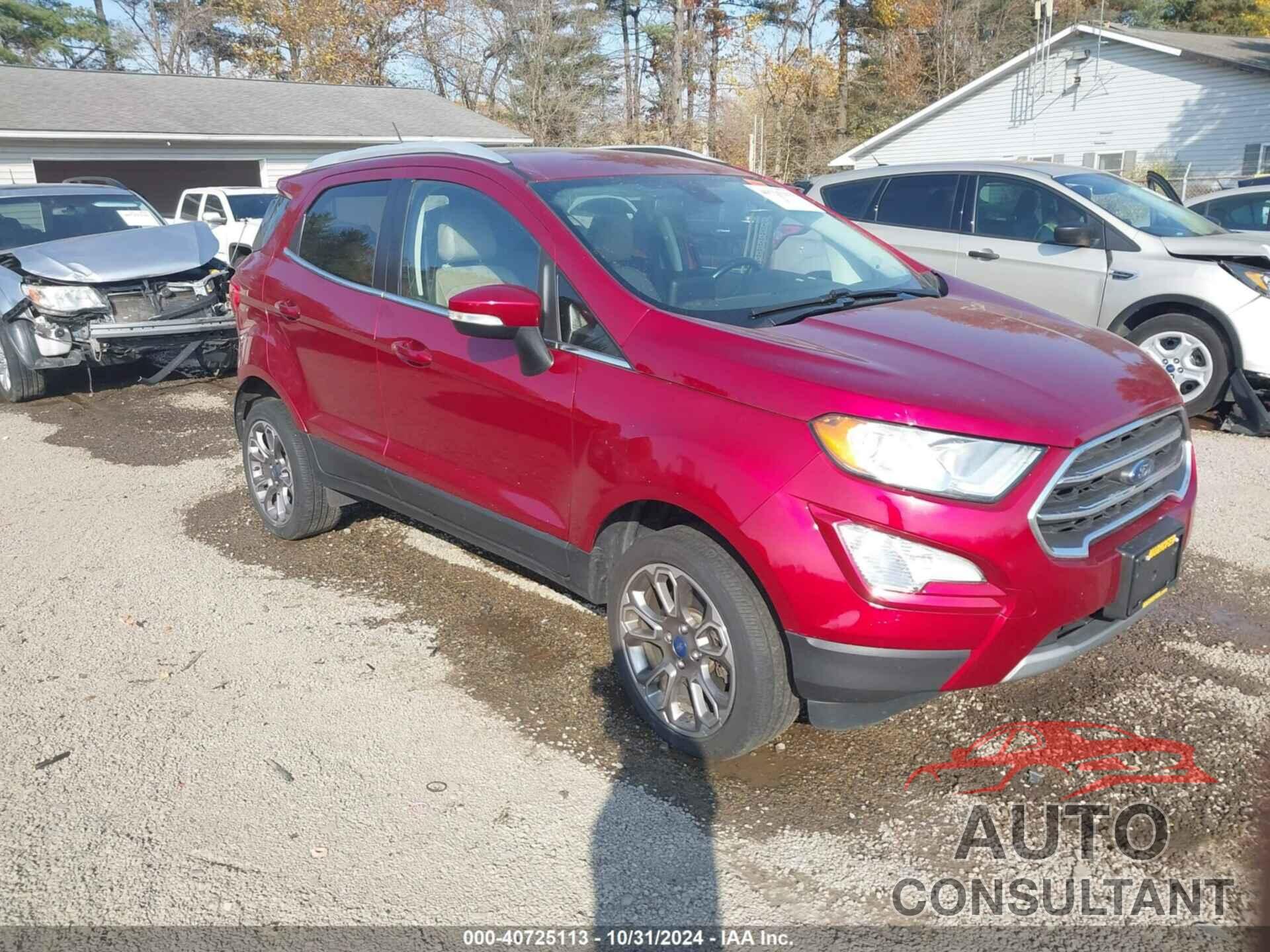 FORD ECOSPORT 2018 - MAJ6P1WLXJC195799