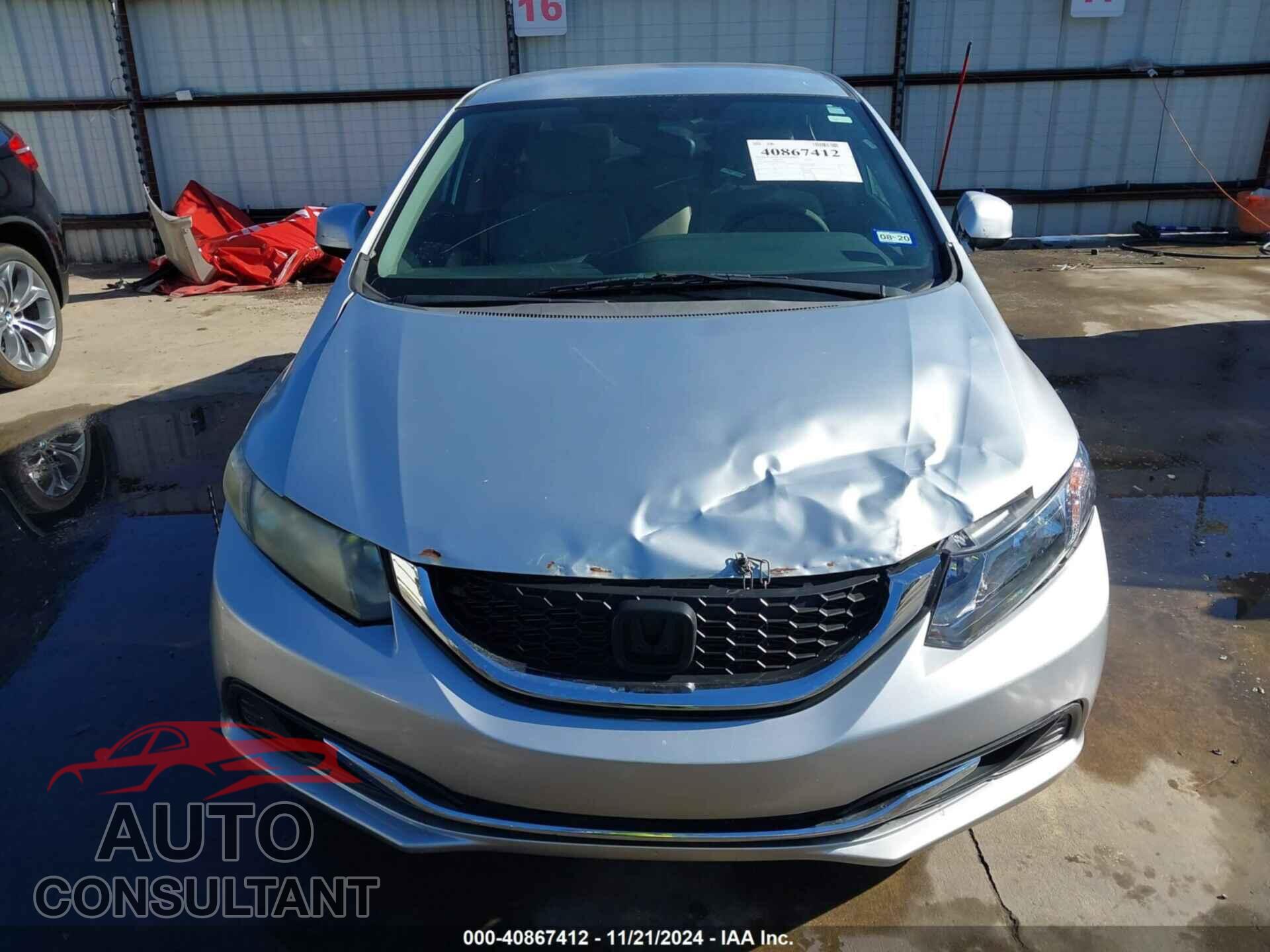 HONDA CIVIC 2013 - 2HGFB2F58DH546440