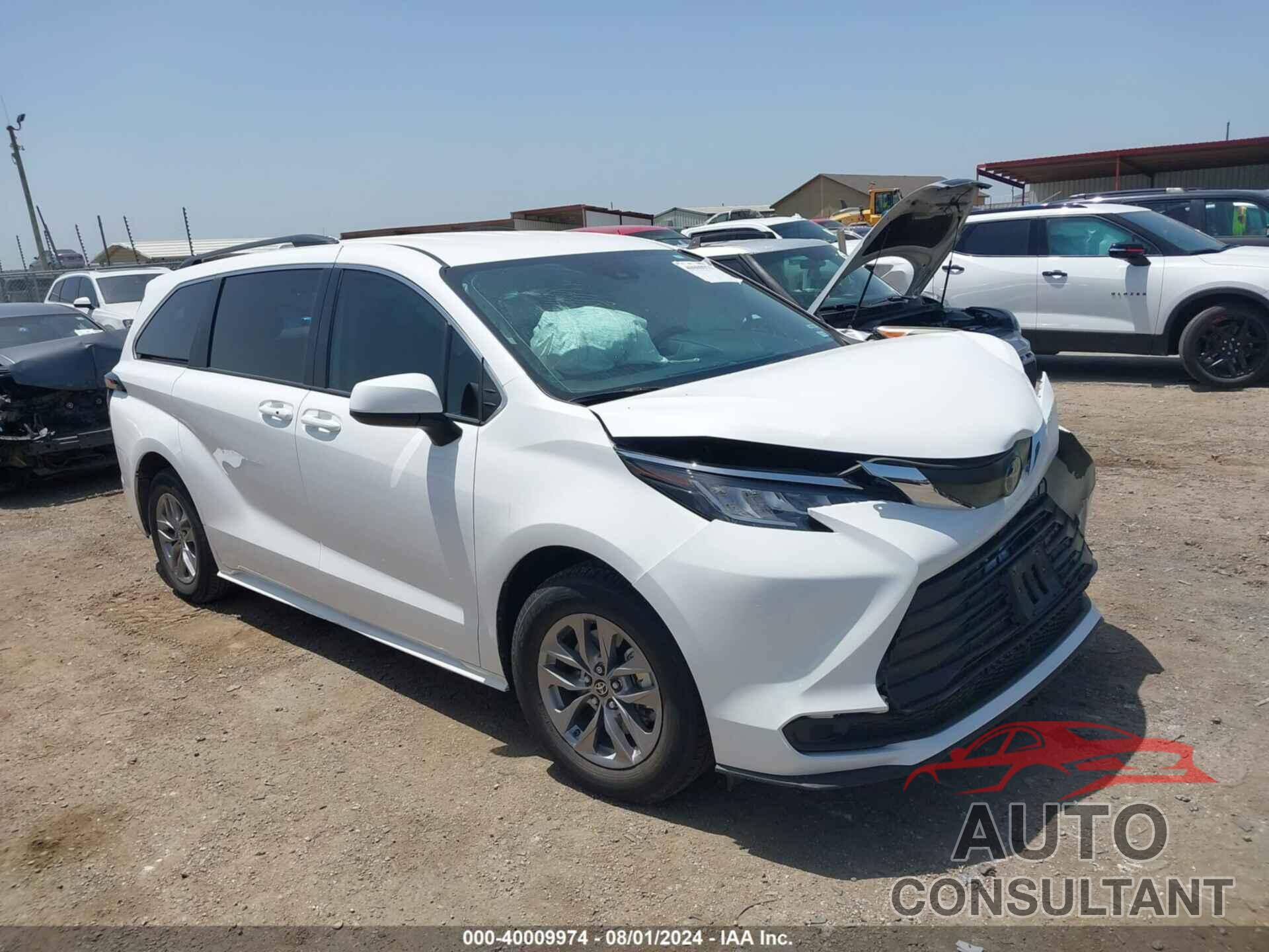 TOYOTA SIENNA 2022 - 5TDKRKEC3NS097826