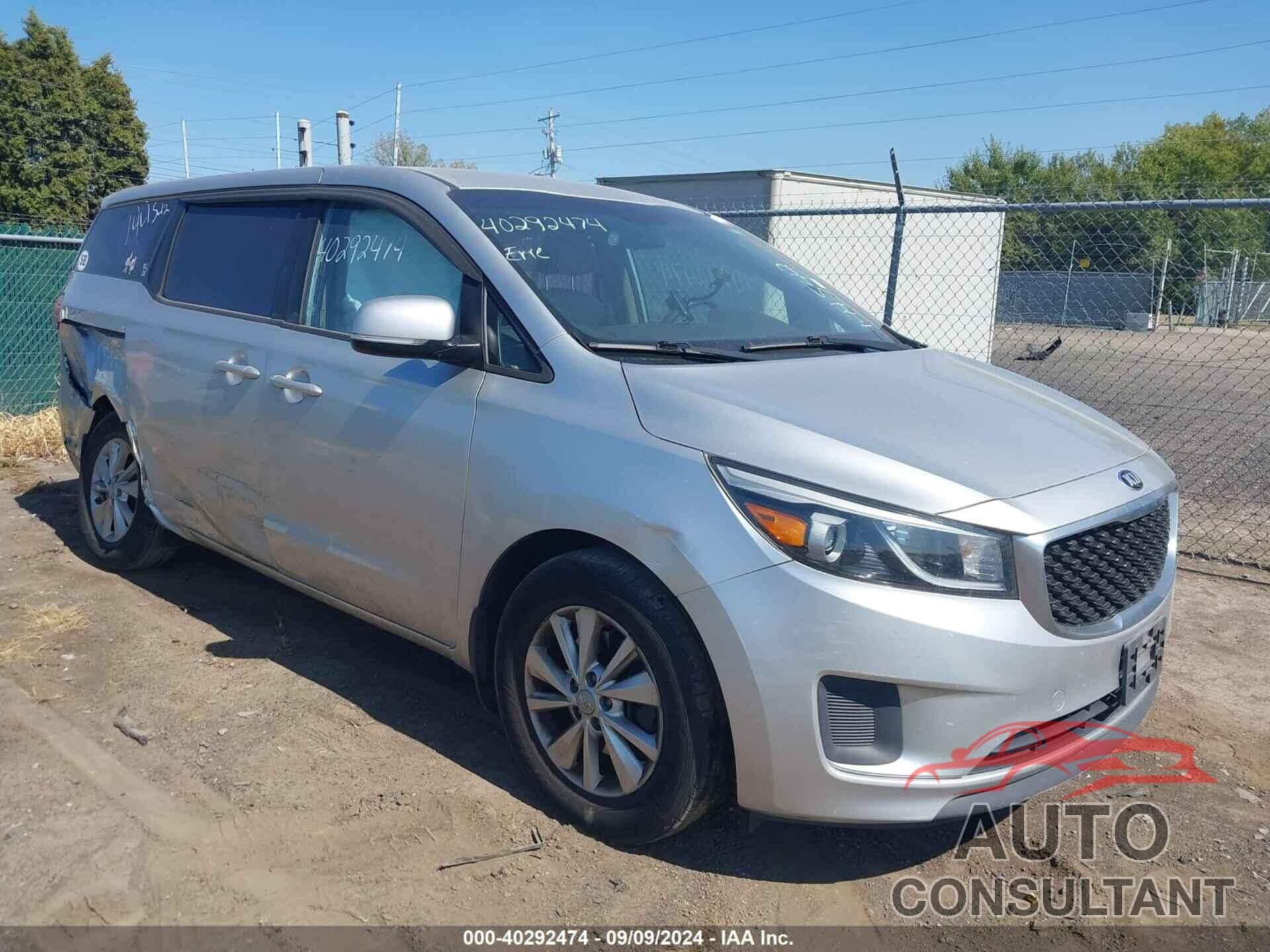 KIA SEDONA 2016 - KNDMA5C19G6144542