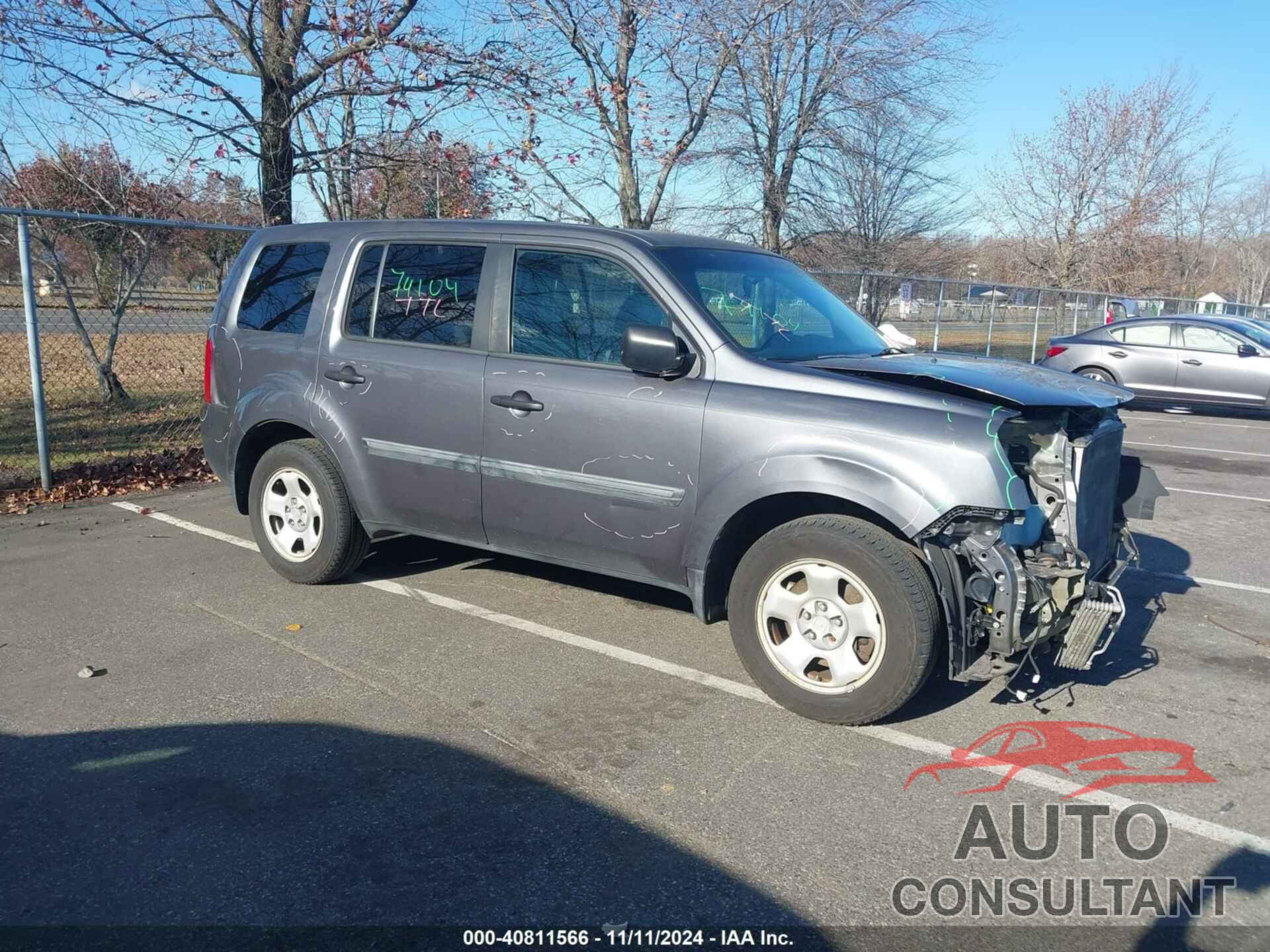 HONDA PILOT 2014 - 5FNYF4H27EB046139