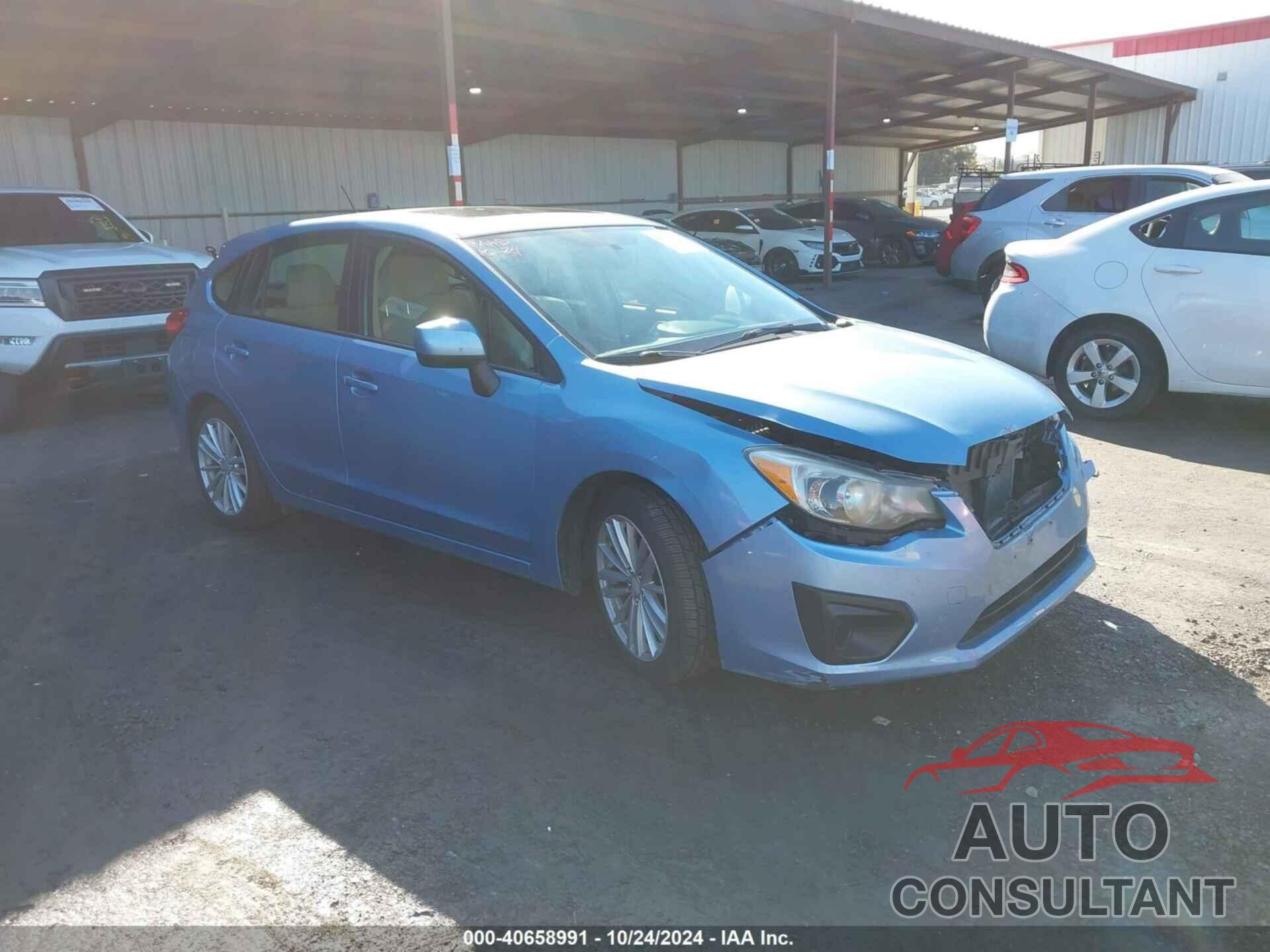 SUBARU IMPREZA 2012 - JF1GPAF61CH238916