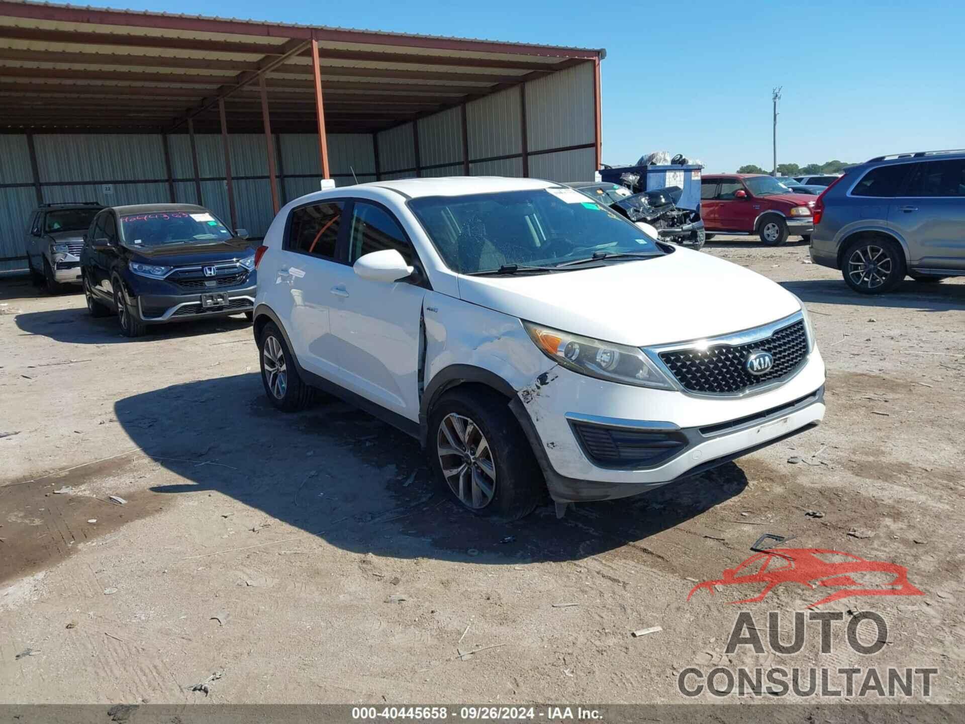 KIA SPORTAGE 2016 - KNDPBCAC5G7865714