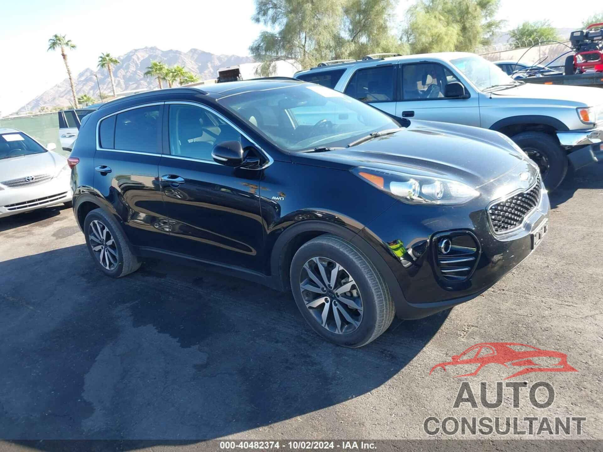 KIA SPORTAGE 2019 - KNDPNCAC5K7619214