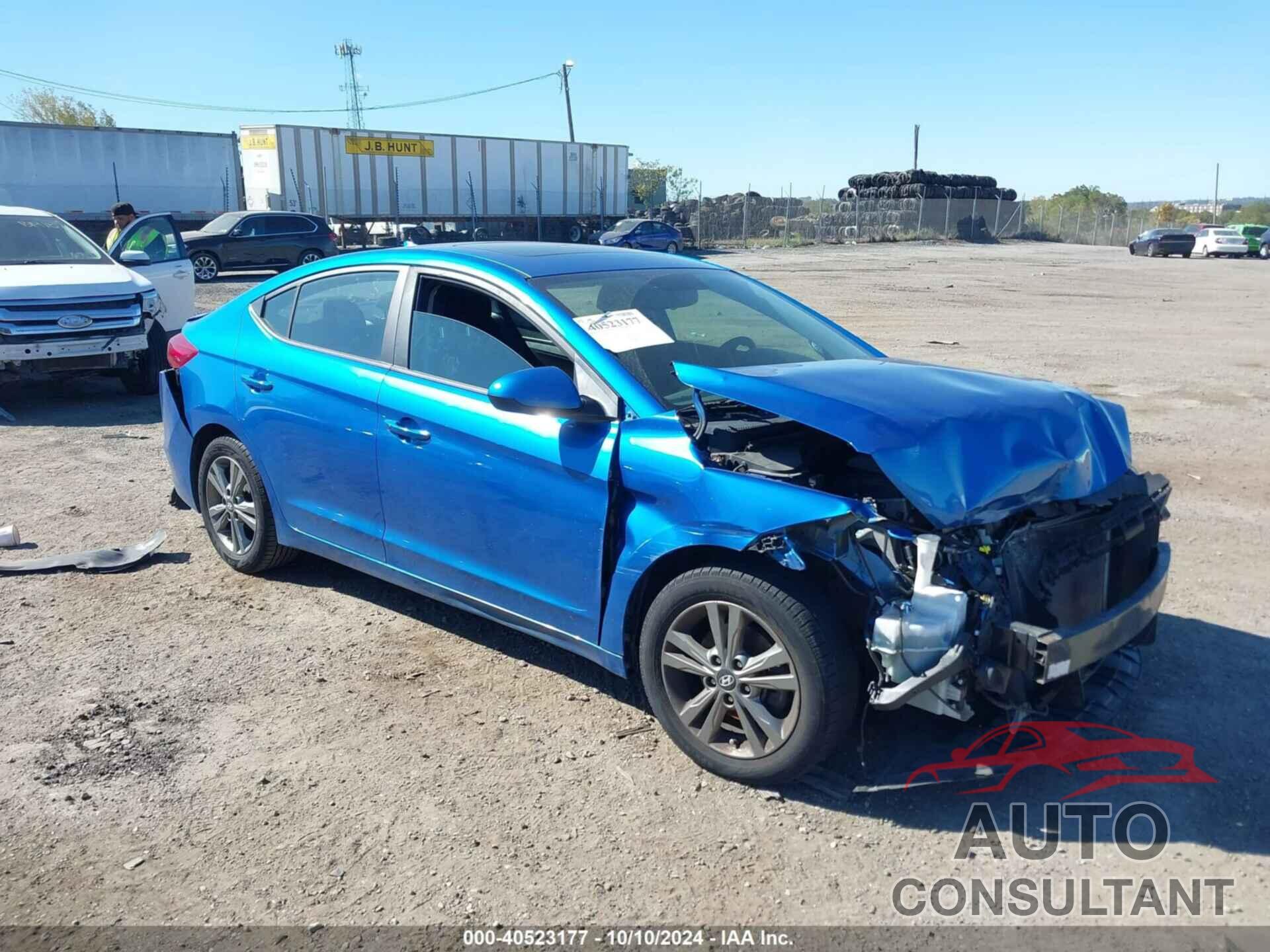 HYUNDAI ELANTRA 2017 - 5NPD84LF9HH205400