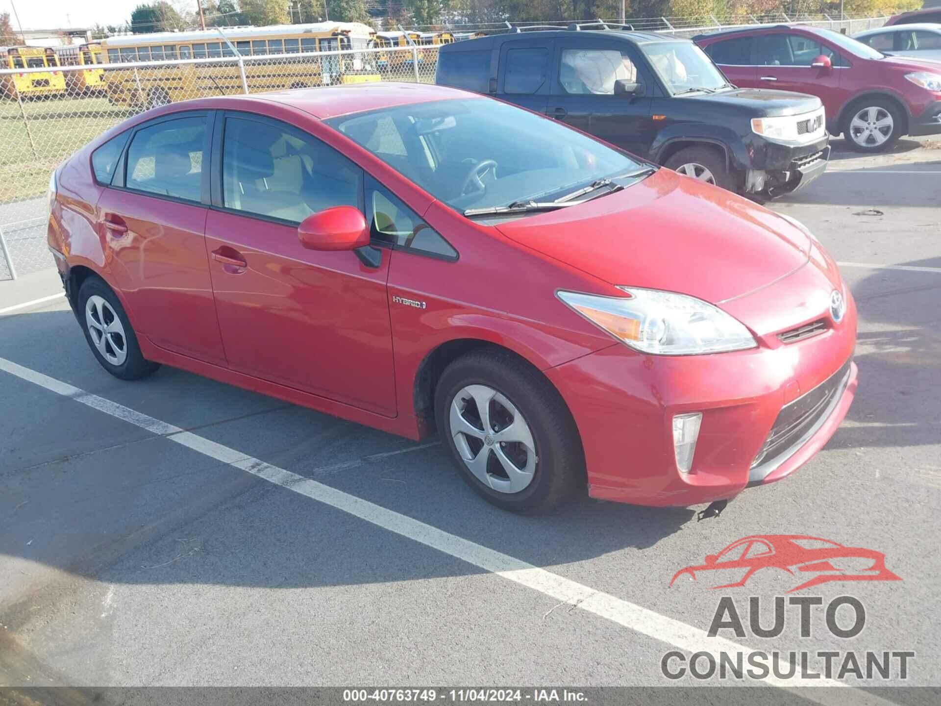 TOYOTA PRIUS 2015 - JTDKN3DU5F0463723