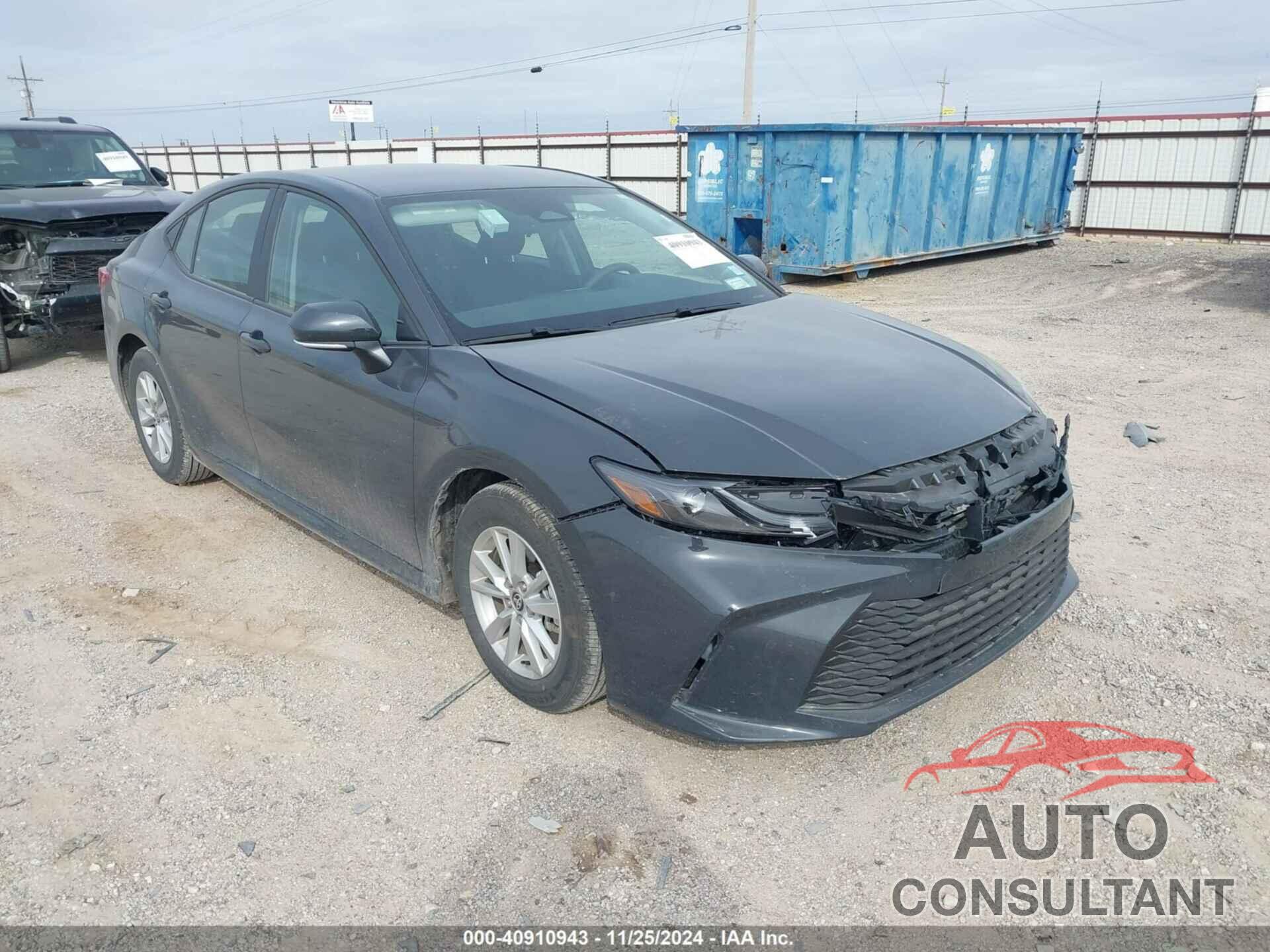 TOYOTA CAMRY 2025 - 4T1DAACK7SU520401