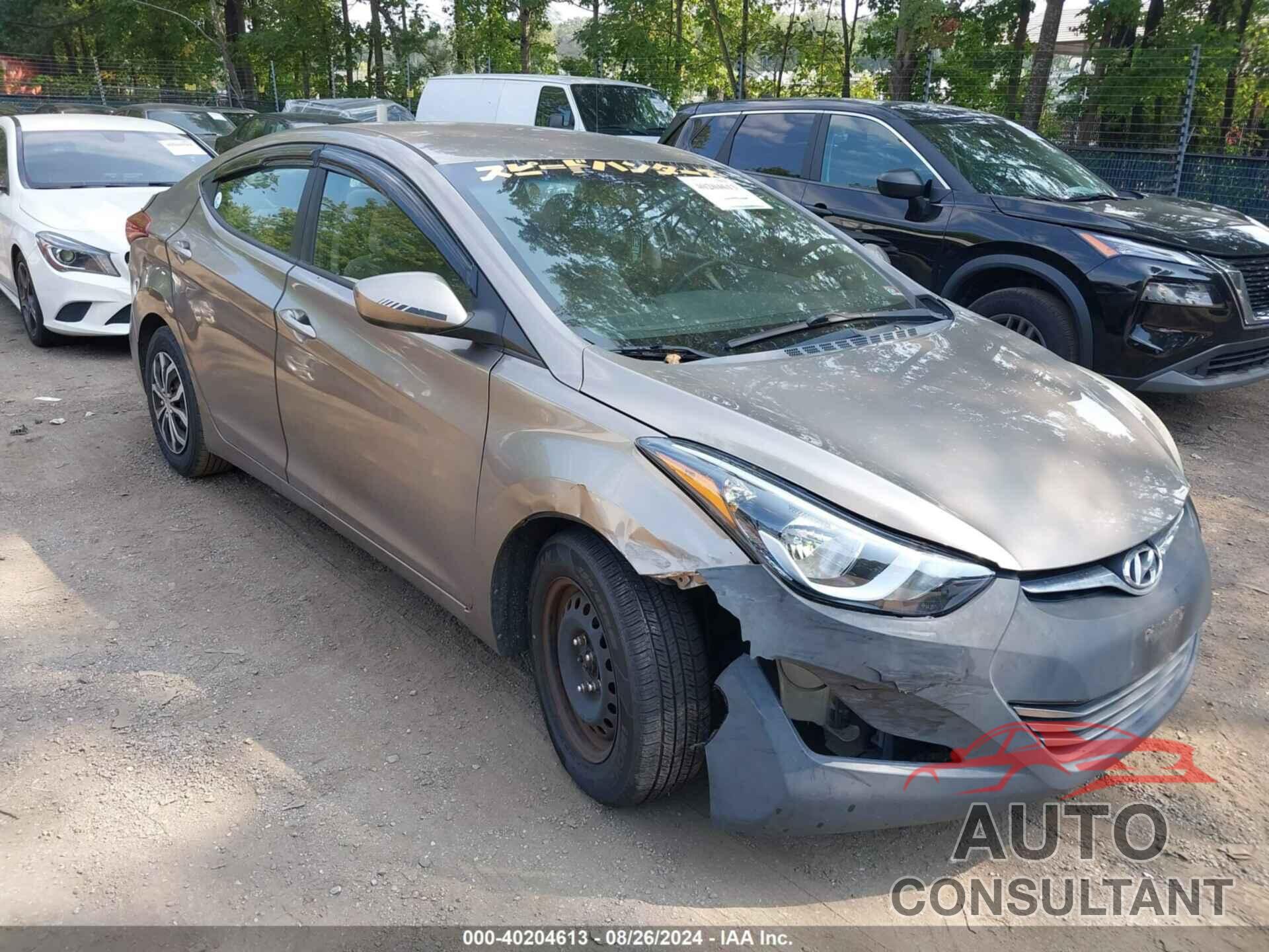 HYUNDAI ELANTRA 2016 - 5NPDH4AE7GH729931