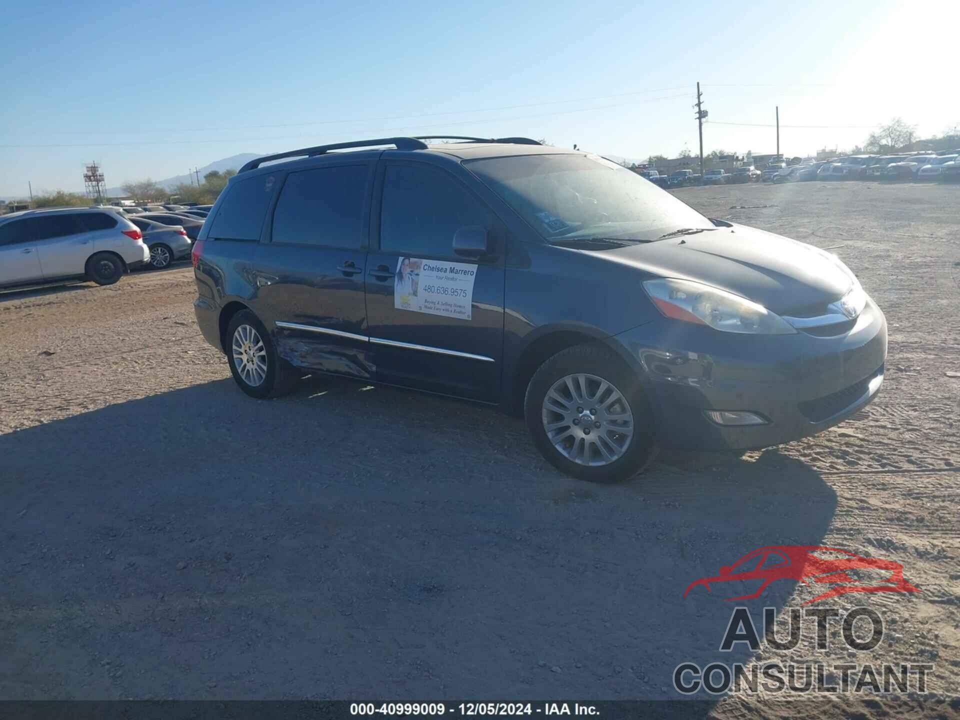 TOYOTA SIENNA 2009 - 5TDZK22C99S244857