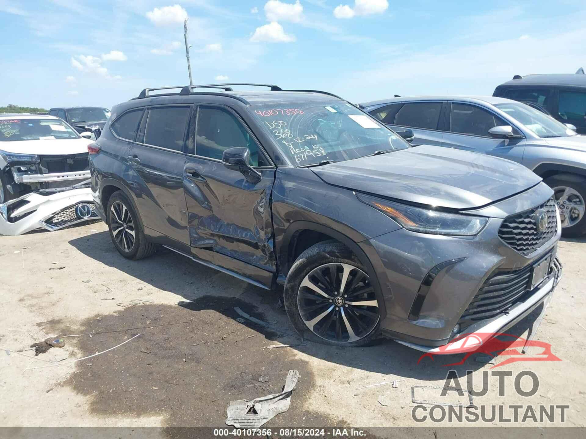 TOYOTA HIGHLANDER 2021 - 5TDJZRAHXMS073771