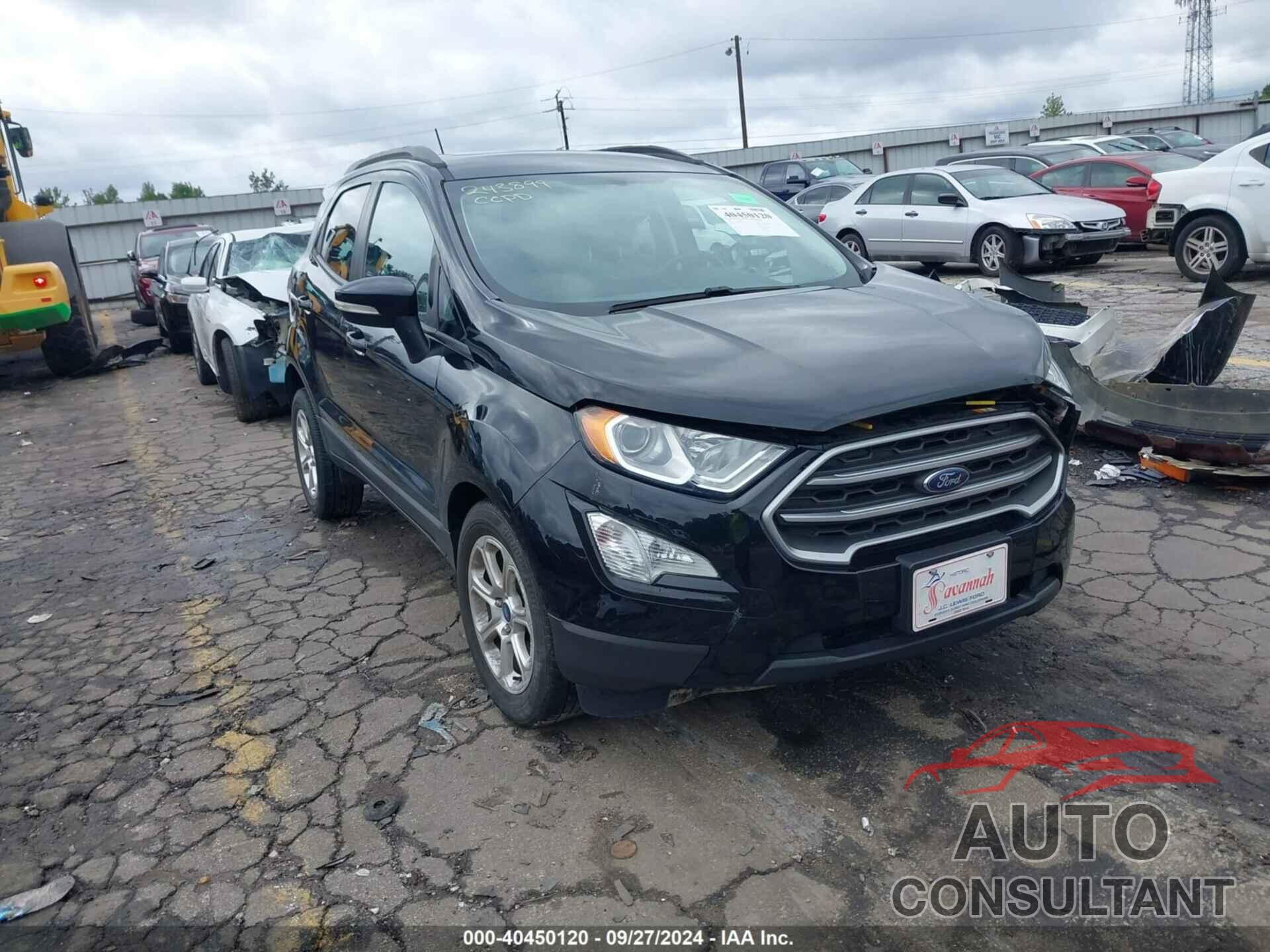 FORD ECOSPORT 2018 - MAJ3P1TE8JC210308