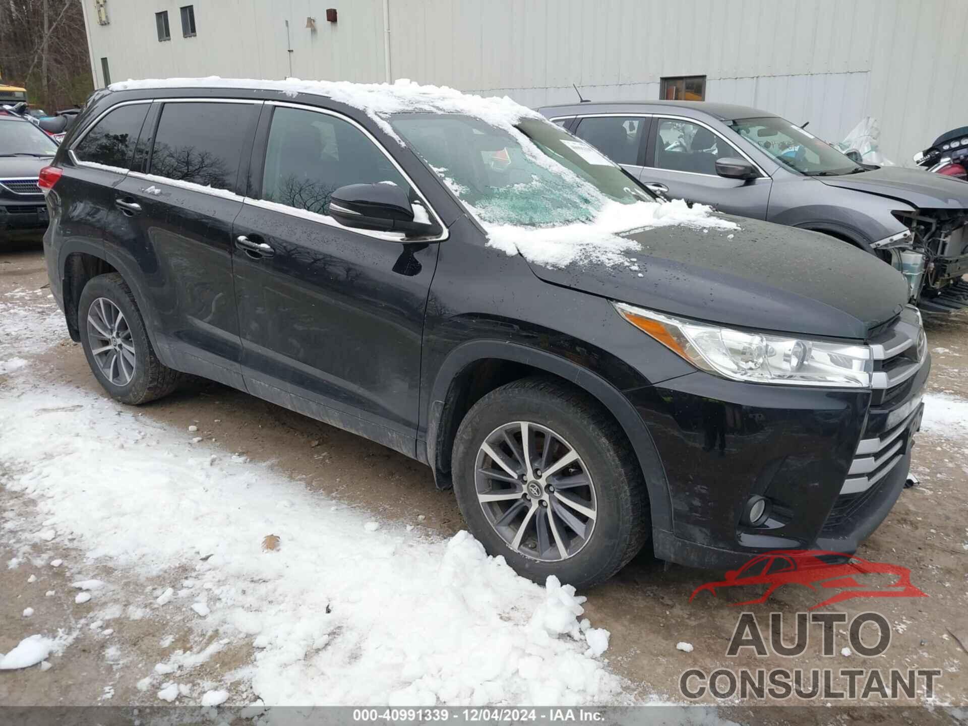 TOYOTA HIGHLANDER 2019 - 5TDJZRFH1KS594688