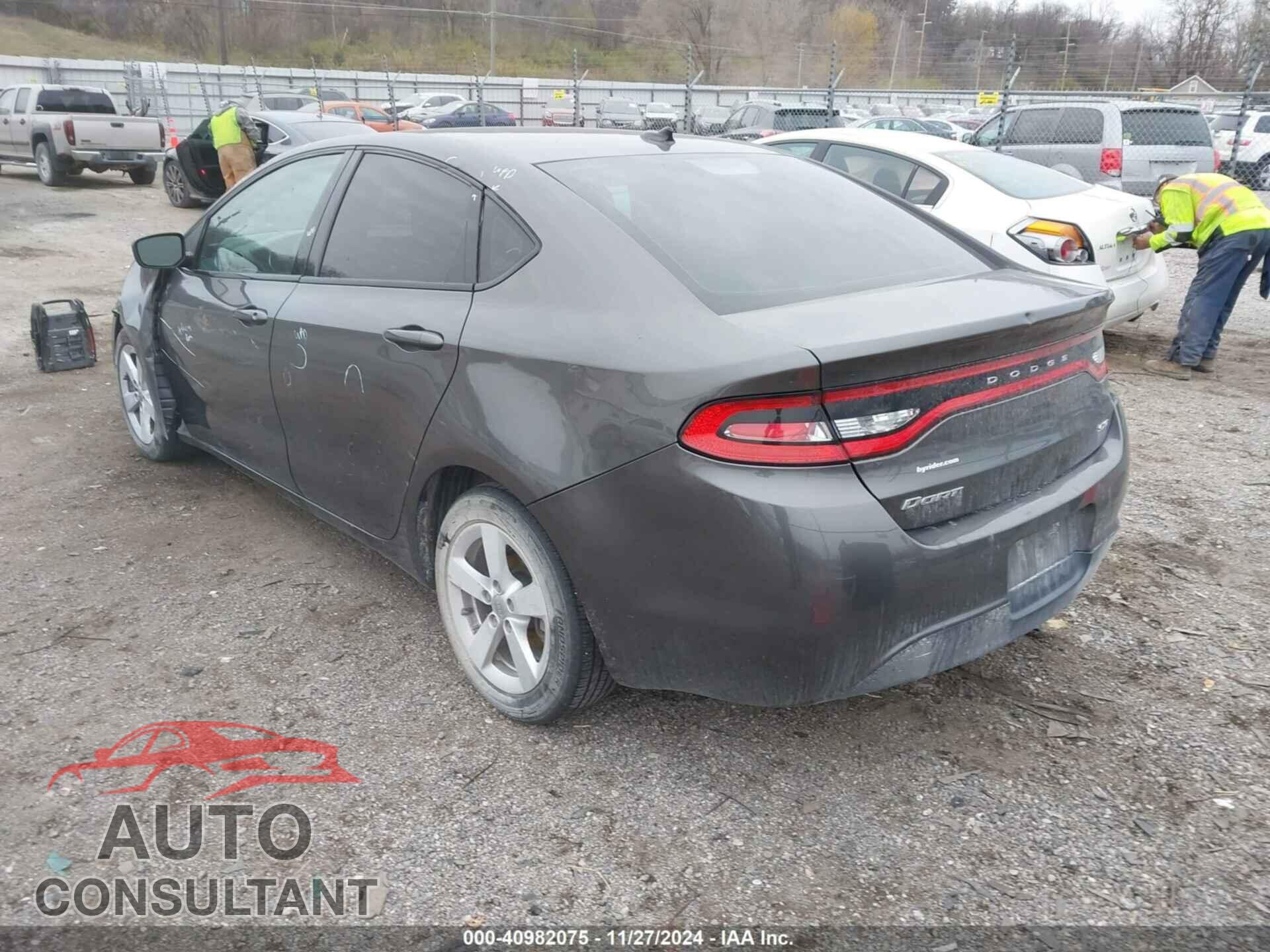 DODGE DART 2015 - 1C3CDFBB5FD159282