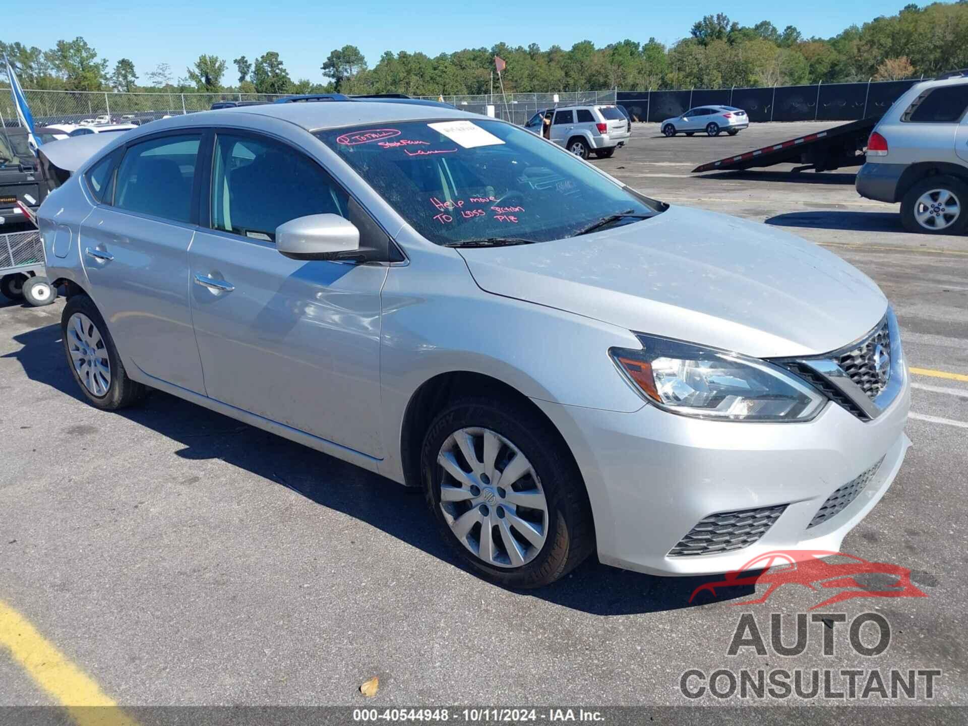 NISSAN SENTRA 2019 - 3N1AB7AP0KY351117