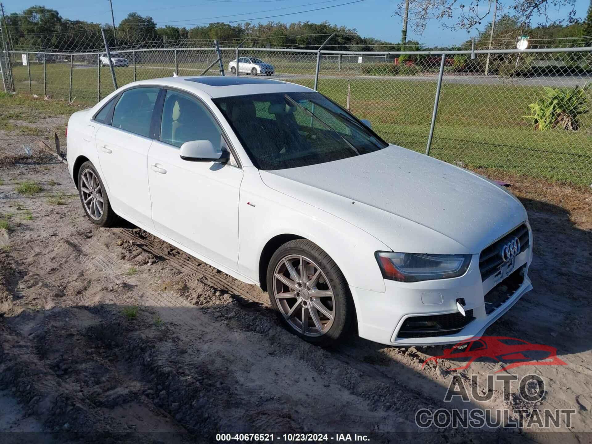 AUDI A4 2015 - WAUEFAFL5FN031765