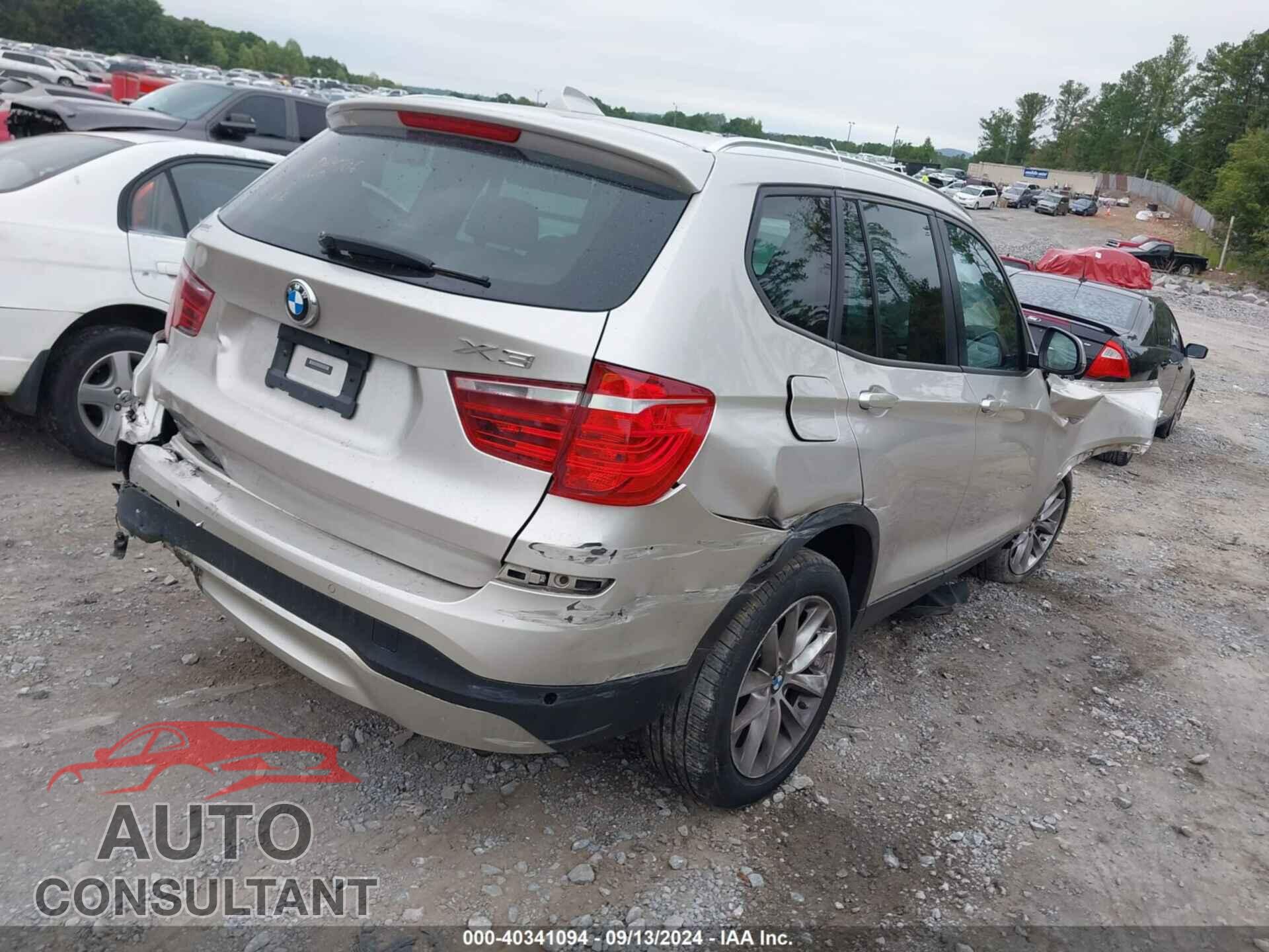 BMW X3 2016 - 5UXWX9C59G0D64706