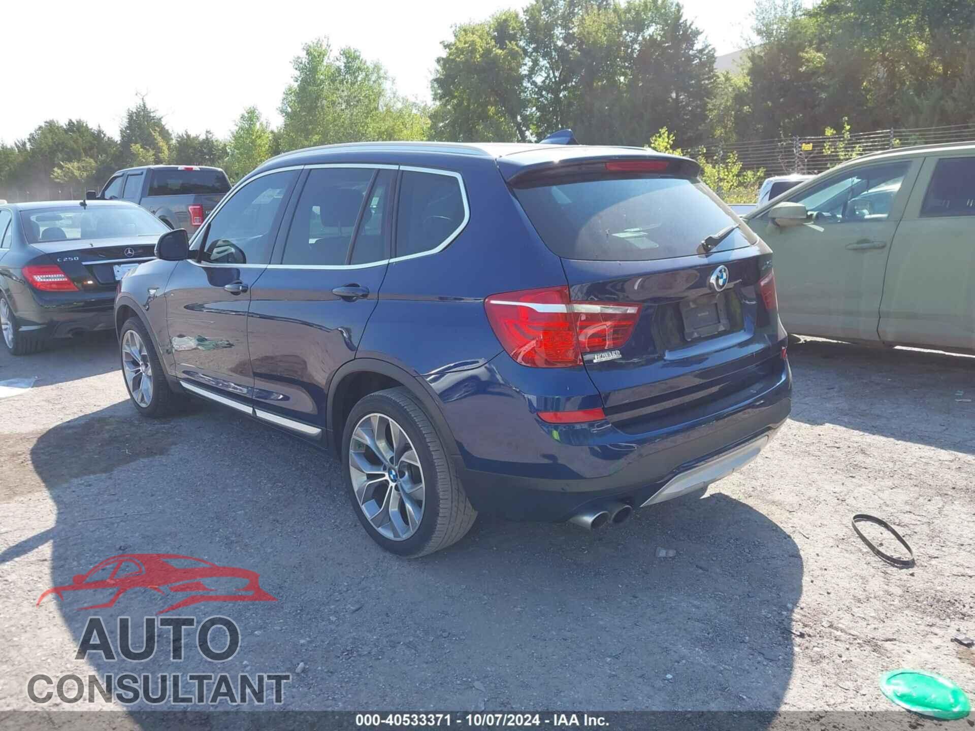 BMW X3 2016 - 5UXWX9C50G0D67073