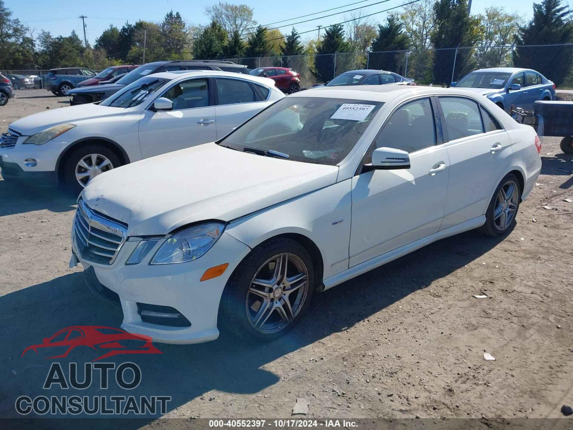 MERCEDES-BENZ E 350 2012 - WDDHF8JB2CA654292