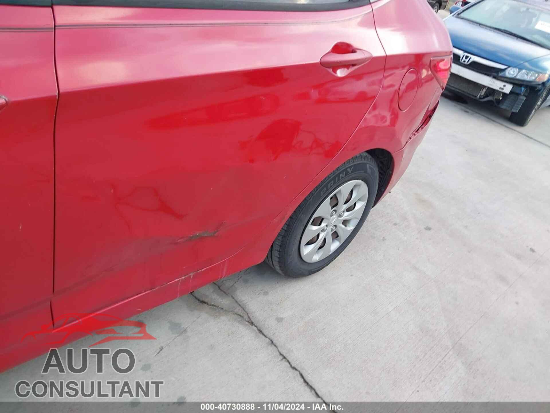 HYUNDAI ACCENT 2016 - KMHCT4AE3GU028184