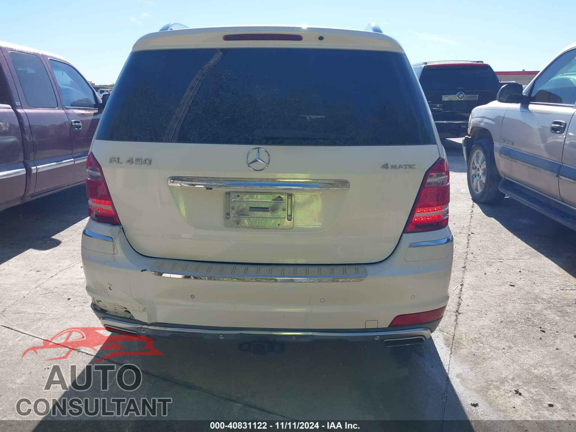 MERCEDES-BENZ GL 450 2012 - 4JGBF7BE4CA764825